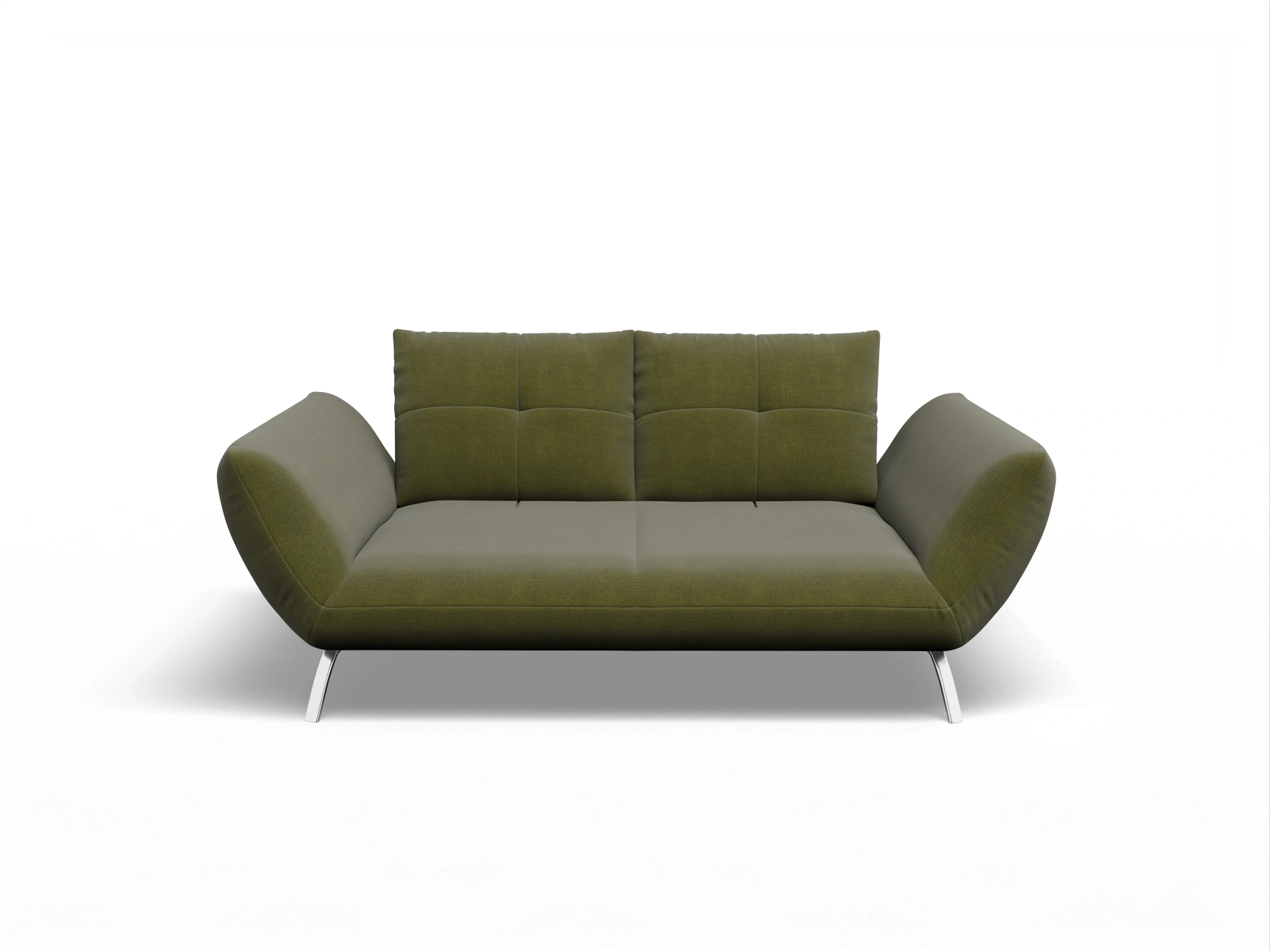 Ansicht des Produktes Dubai 2-Sitzer Sofa in Stoff Grün