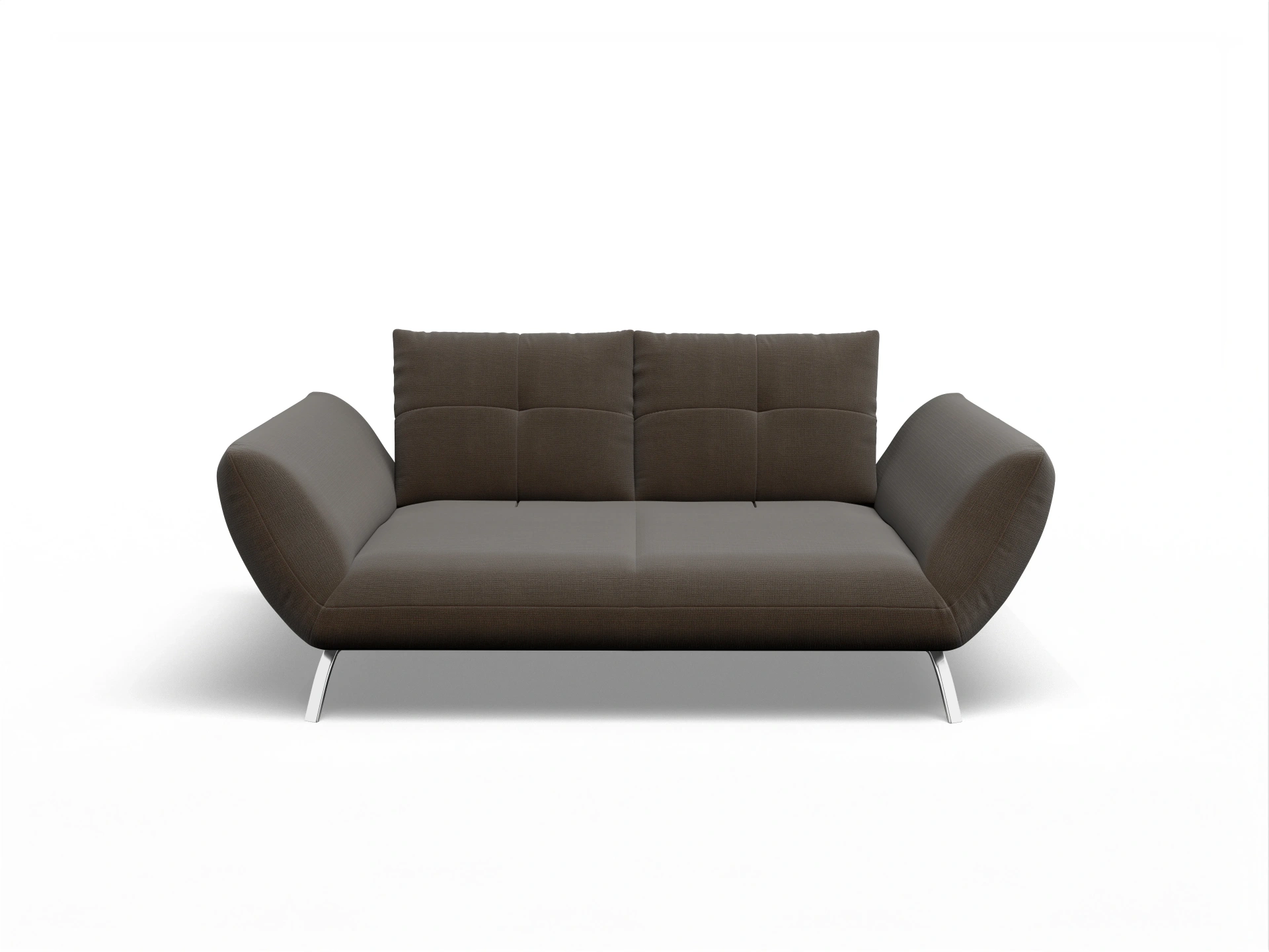 Ansicht des Produktes Dubai 2-Sitzer Sofa in Stoff Braun