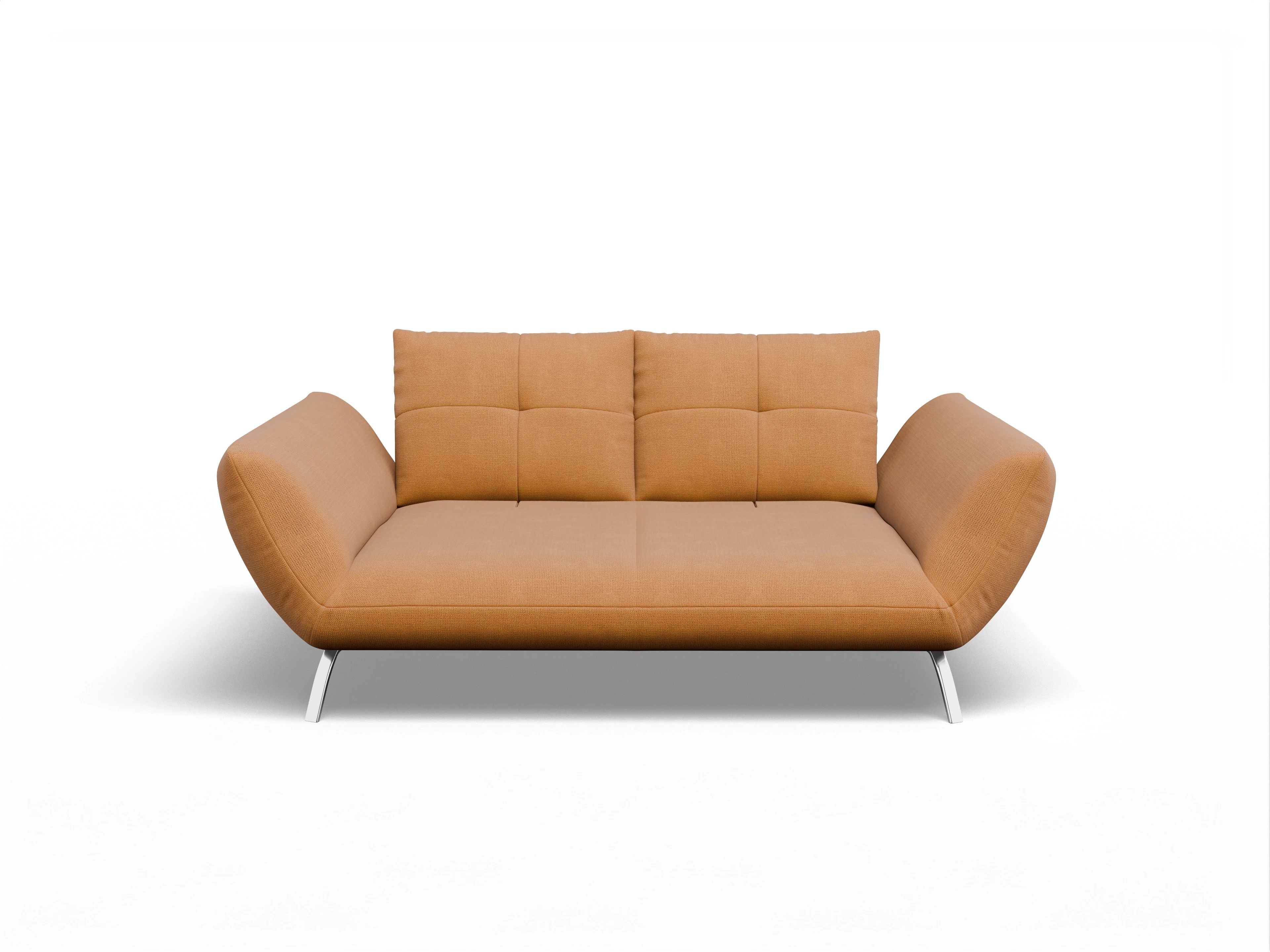 Ansicht des Produktes Dubai 2-Sitzer Sofa in Stoff Gelb