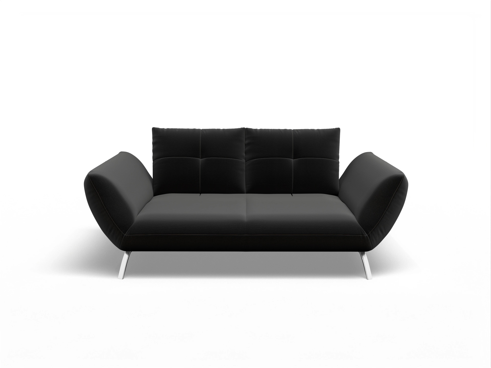 Ansicht des Produktes Dubai 2-Sitzer Sofa in Stoff Schwarz