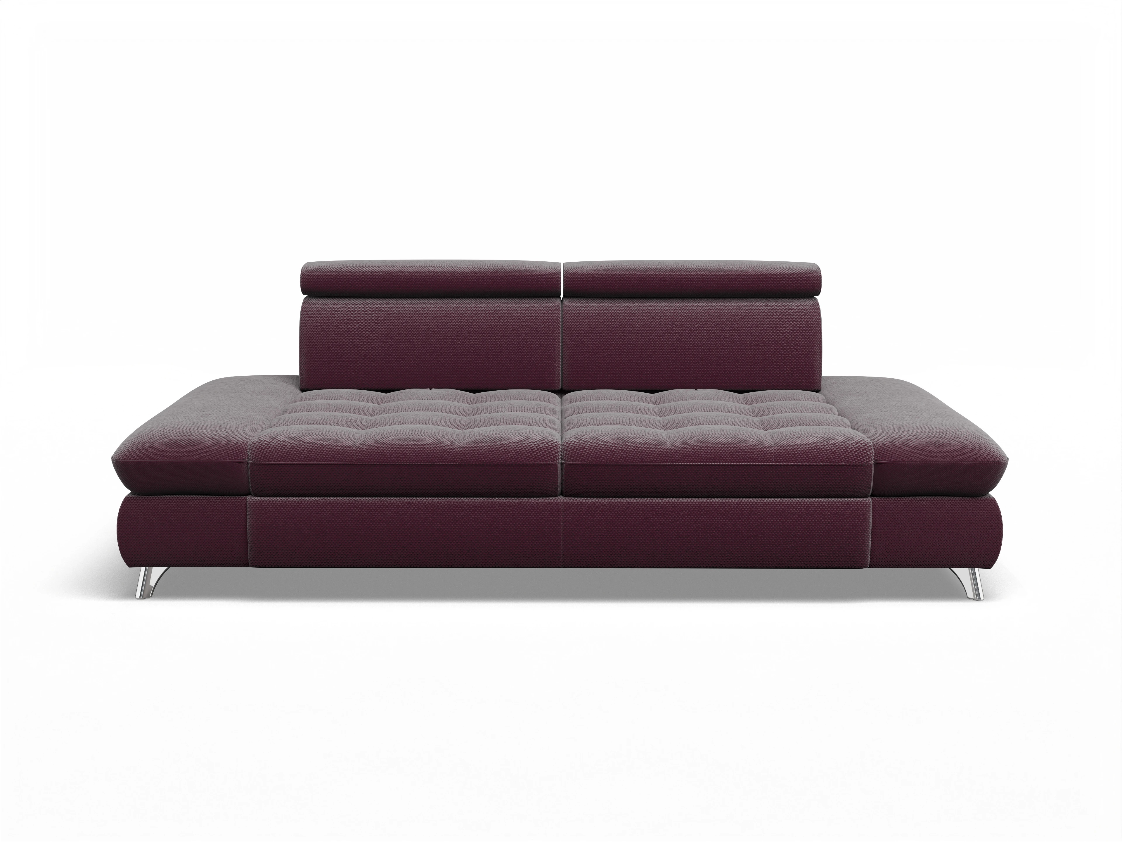 Ansicht des Produktes Memphis Stoff 2-Sitzer Sofa in Stoff Rot