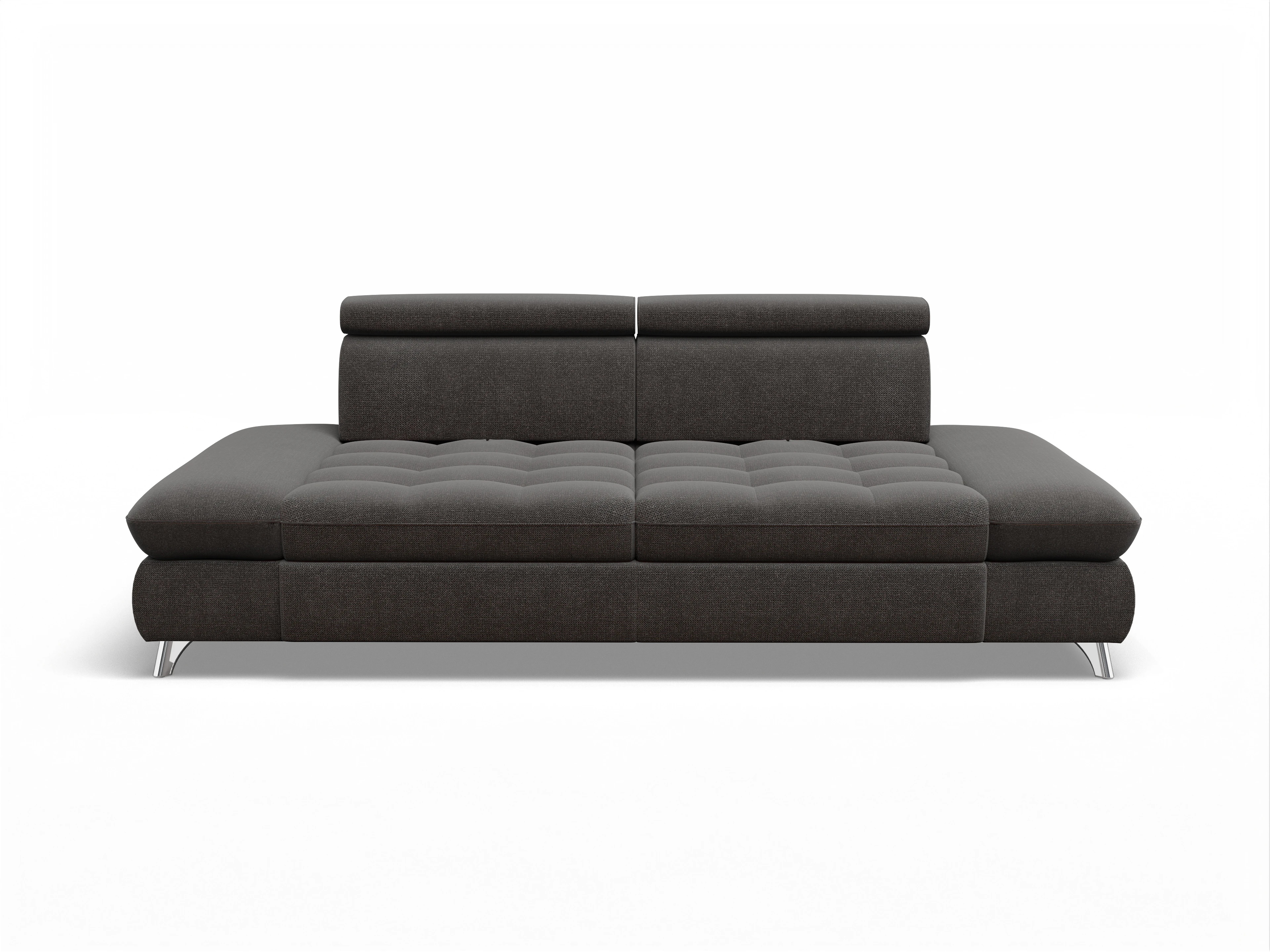 Ansicht des Produktes Memphis Stoff 2-Sitzer Sofa in Stoff Grau