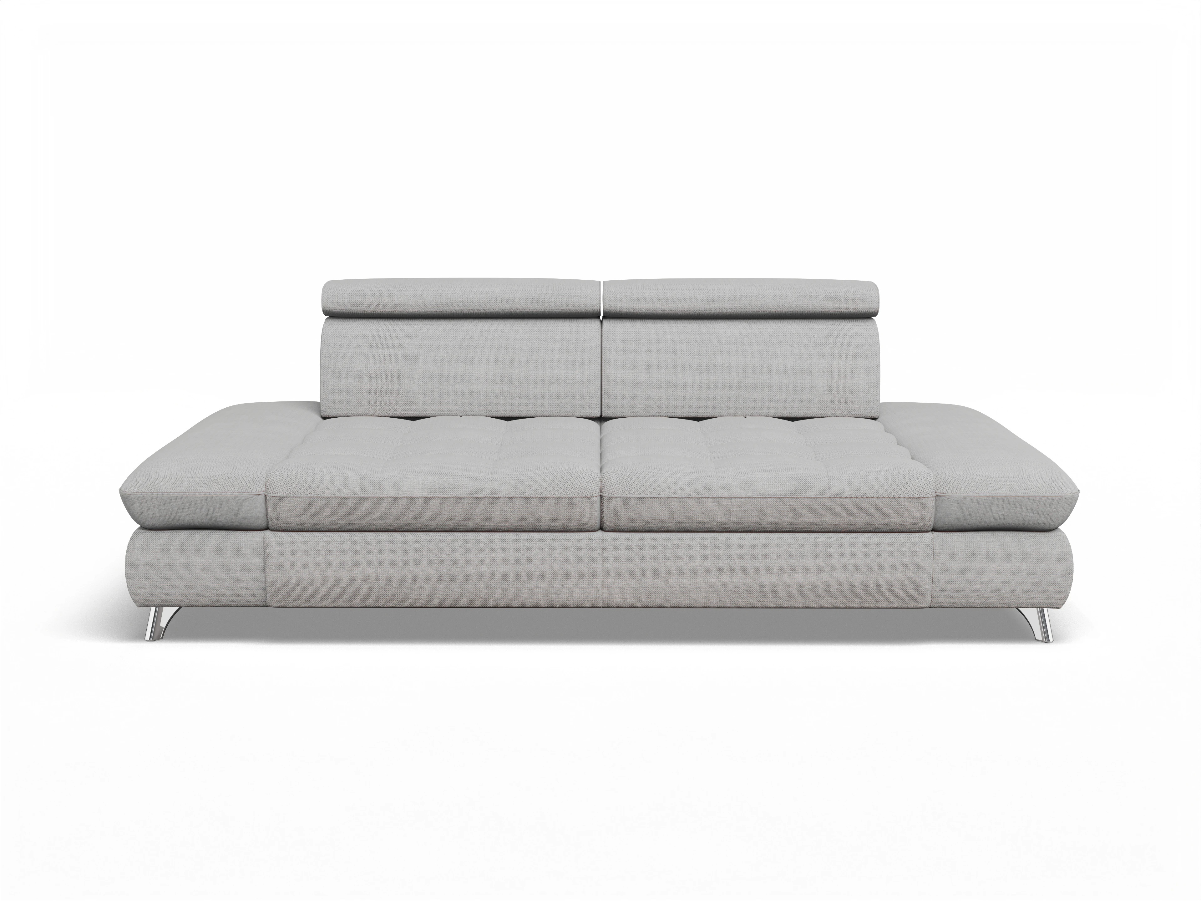 Ansicht des Produktes Memphis Stoff 2-Sitzer Sofa in Stoff Grau