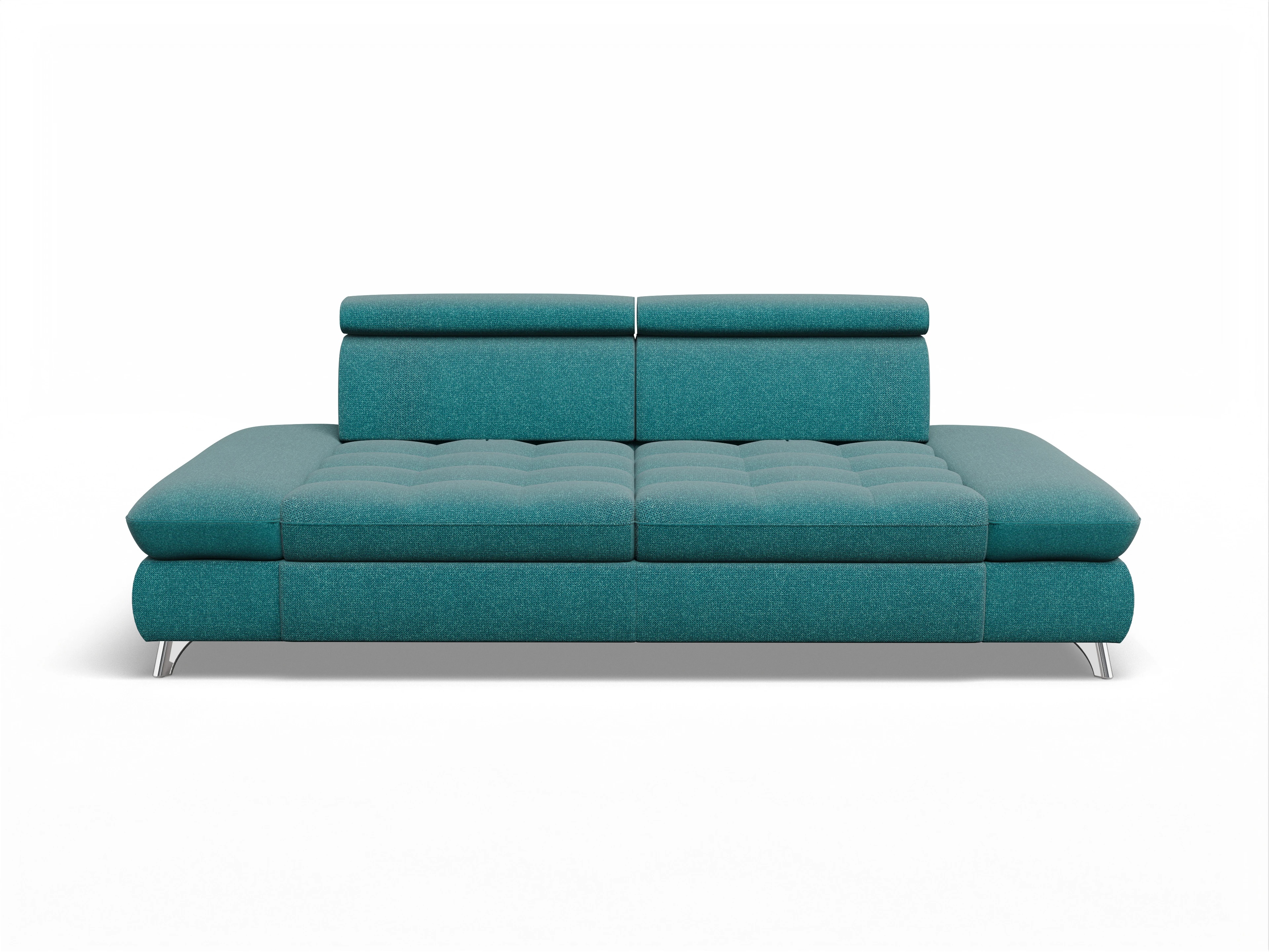 Ansicht des Produktes Memphis Stoff 2-Sitzer Sofa in Stoff Gelb