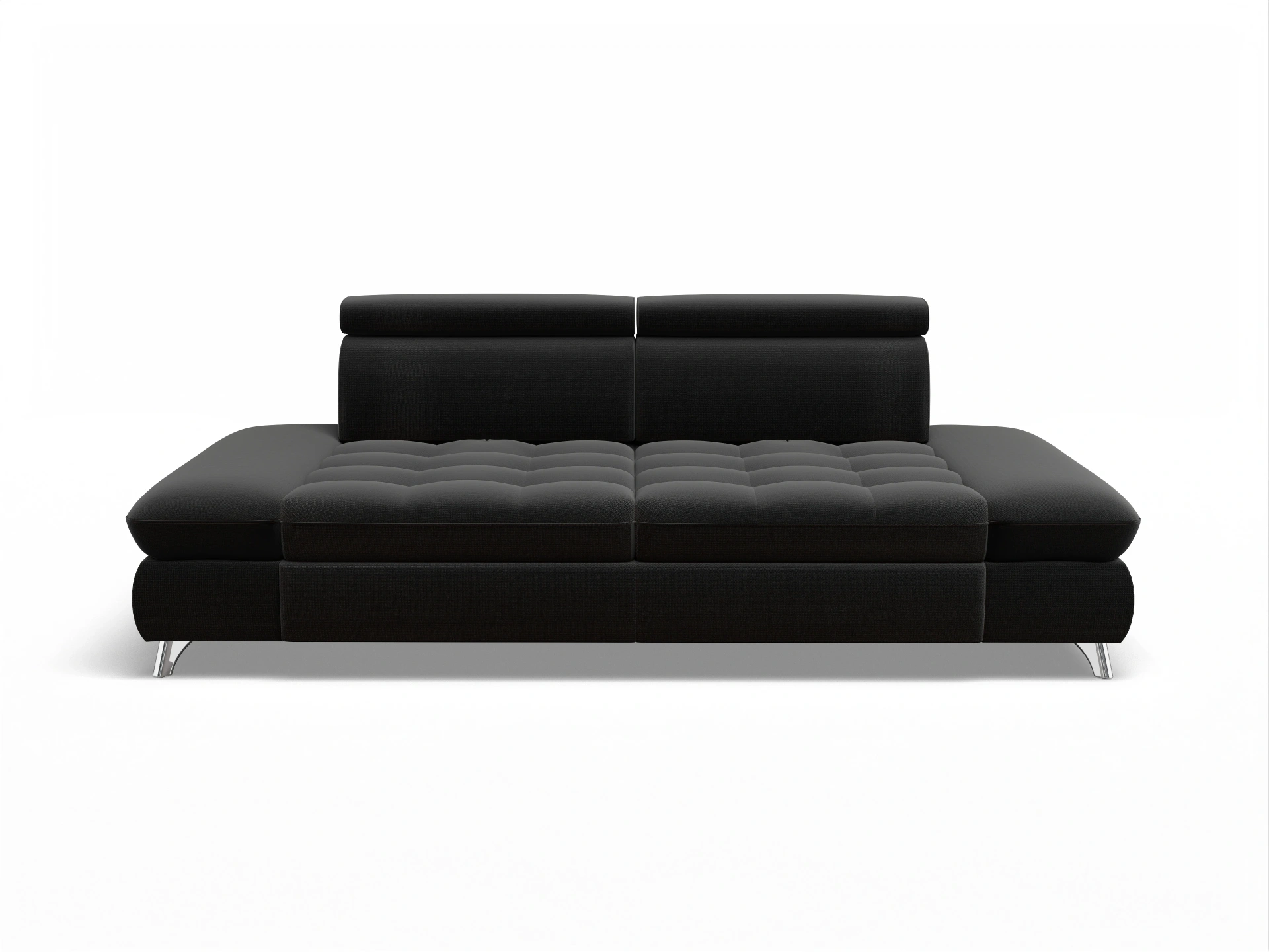 Ansicht des Produktes Memphis Stoff 2-Sitzer Sofa in Stoff Schwarz