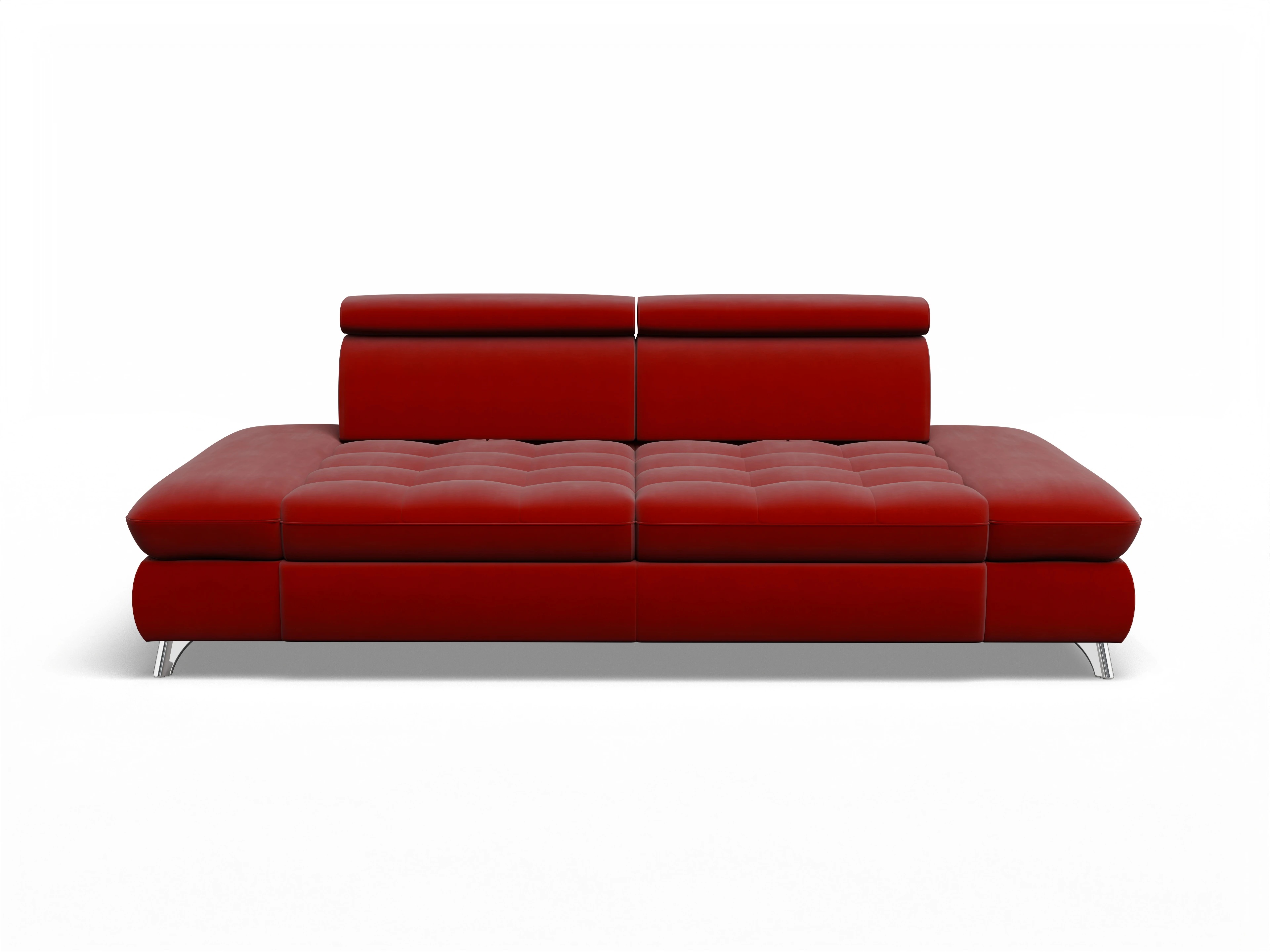 Ansicht des Produktes Memphis Stoff 2-Sitzer Sofa in Stoff Rot