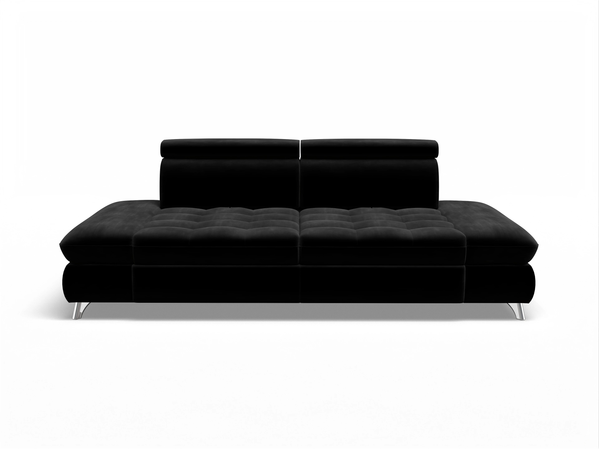 Ansicht des Produktes Memphis Stoff 2-Sitzer Sofa in Stoff Schwarz