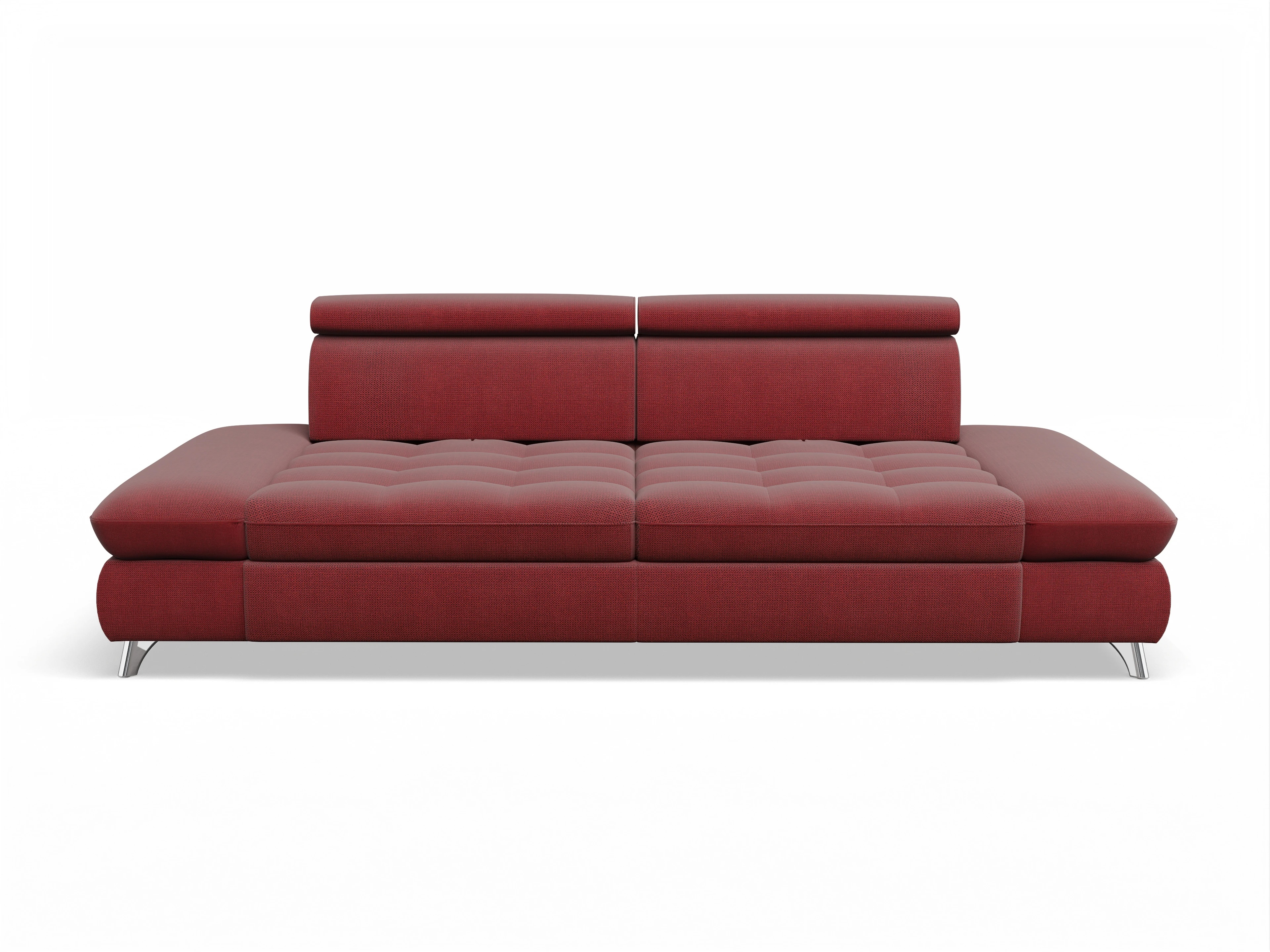 Ansicht des Produktes Memphis Stoff 3-Sitzer Sofa in Stoff Rot