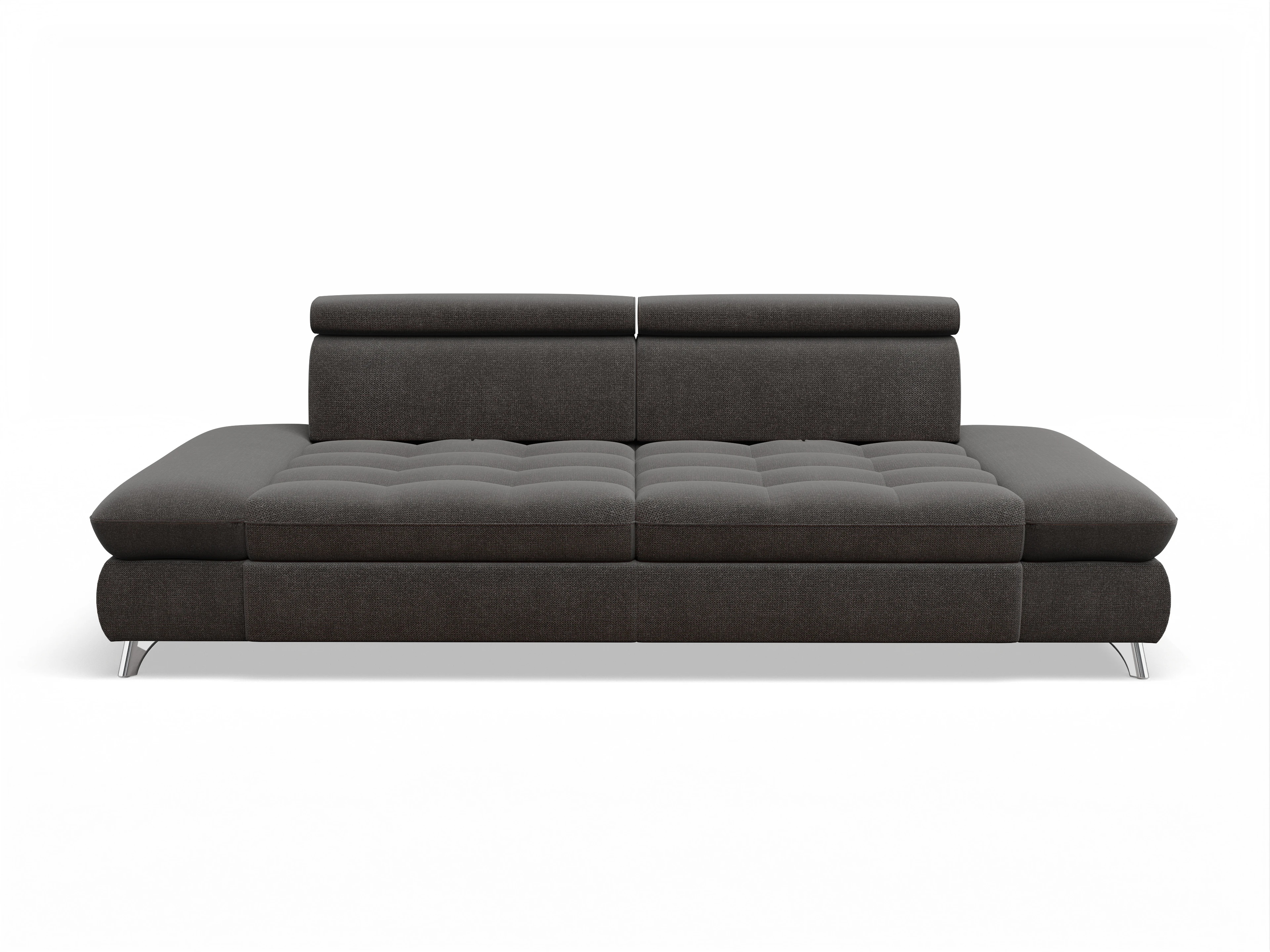 Ansicht des Produktes Memphis Stoff 3-Sitzer Sofa in Stoff Grau
