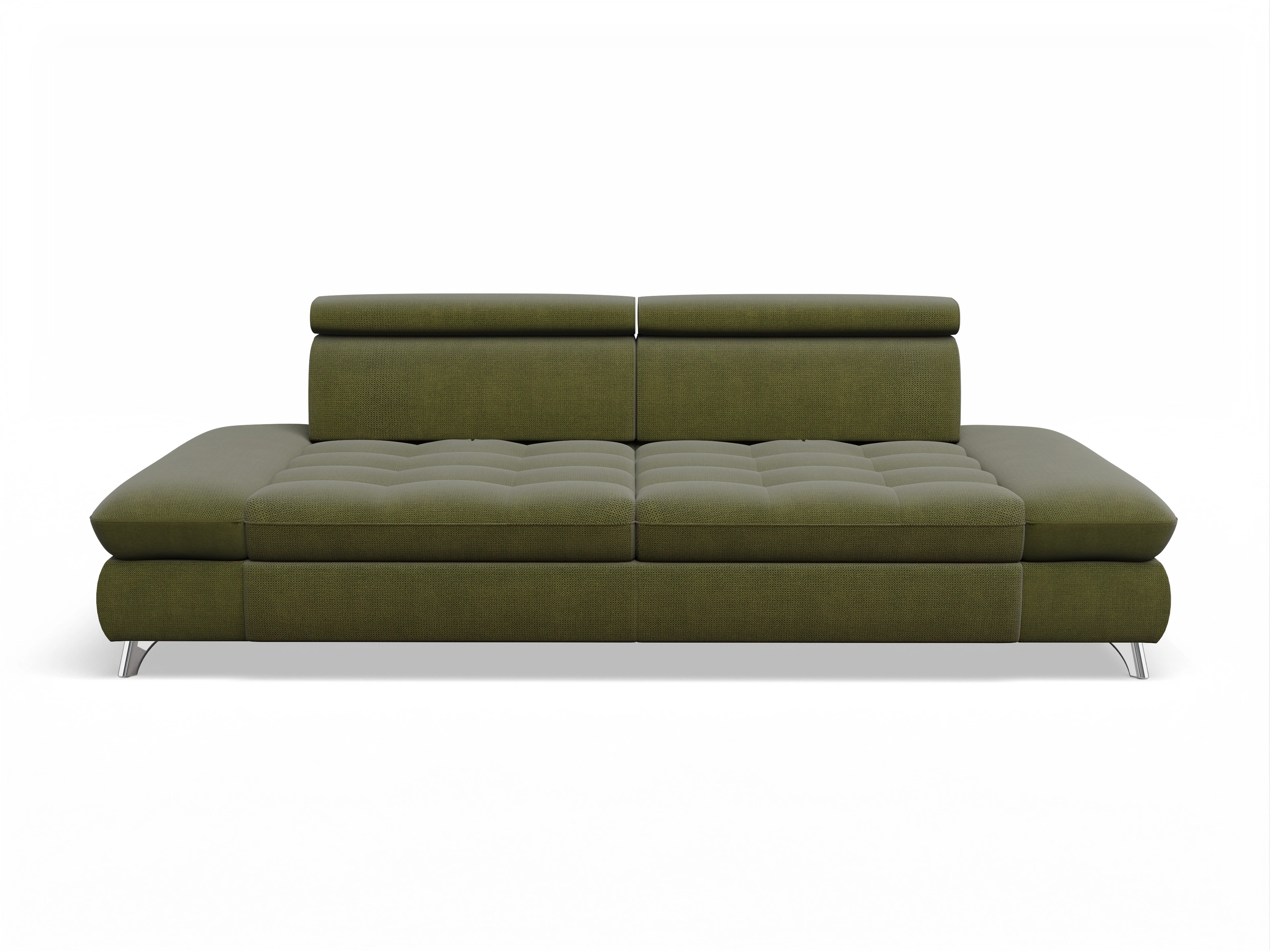 Ansicht des Produktes Memphis Stoff 3-Sitzer Sofa in Stoff Grün