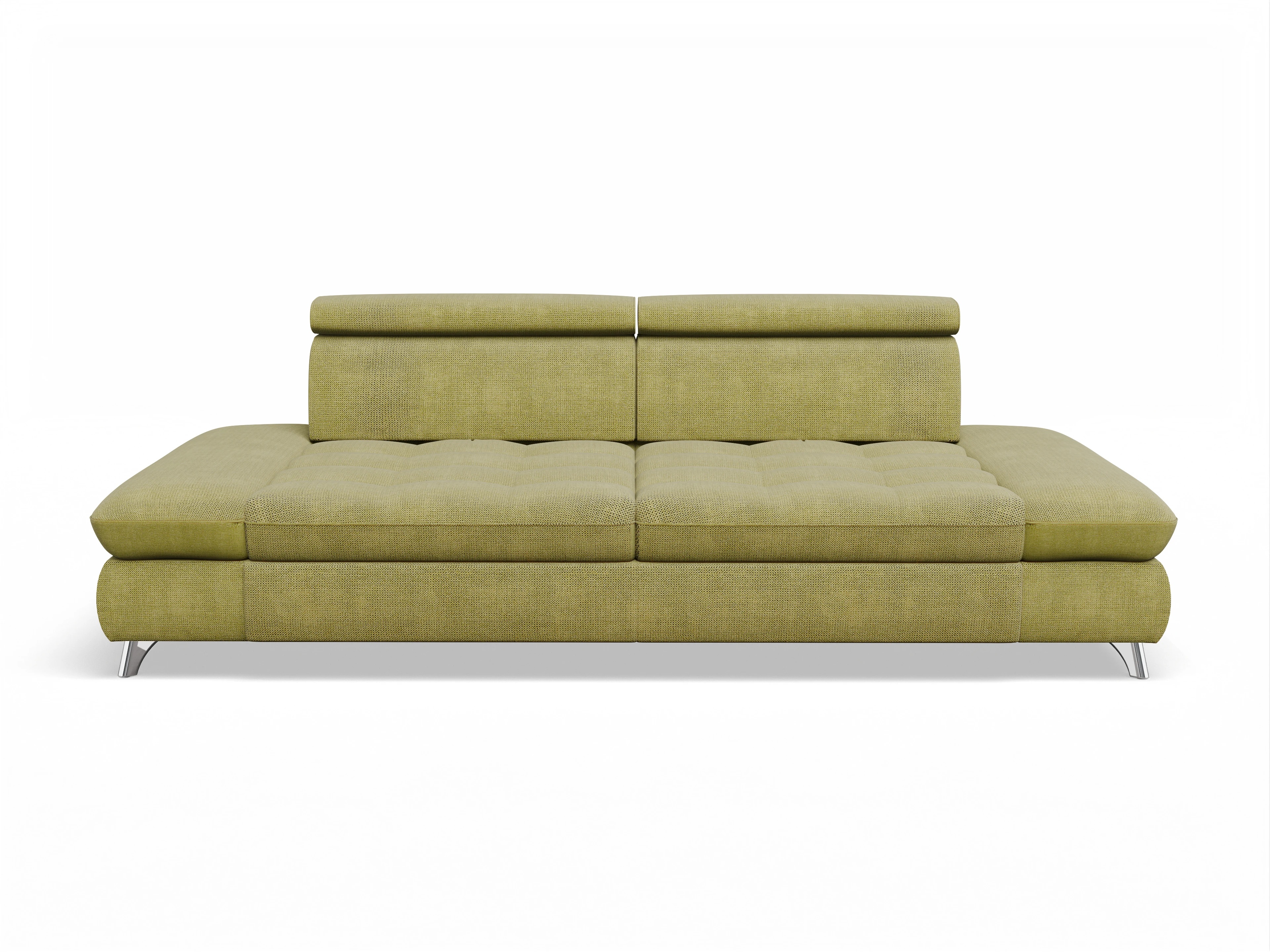 Ansicht des Produktes Memphis Stoff 3-Sitzer Sofa in Stoff Grün