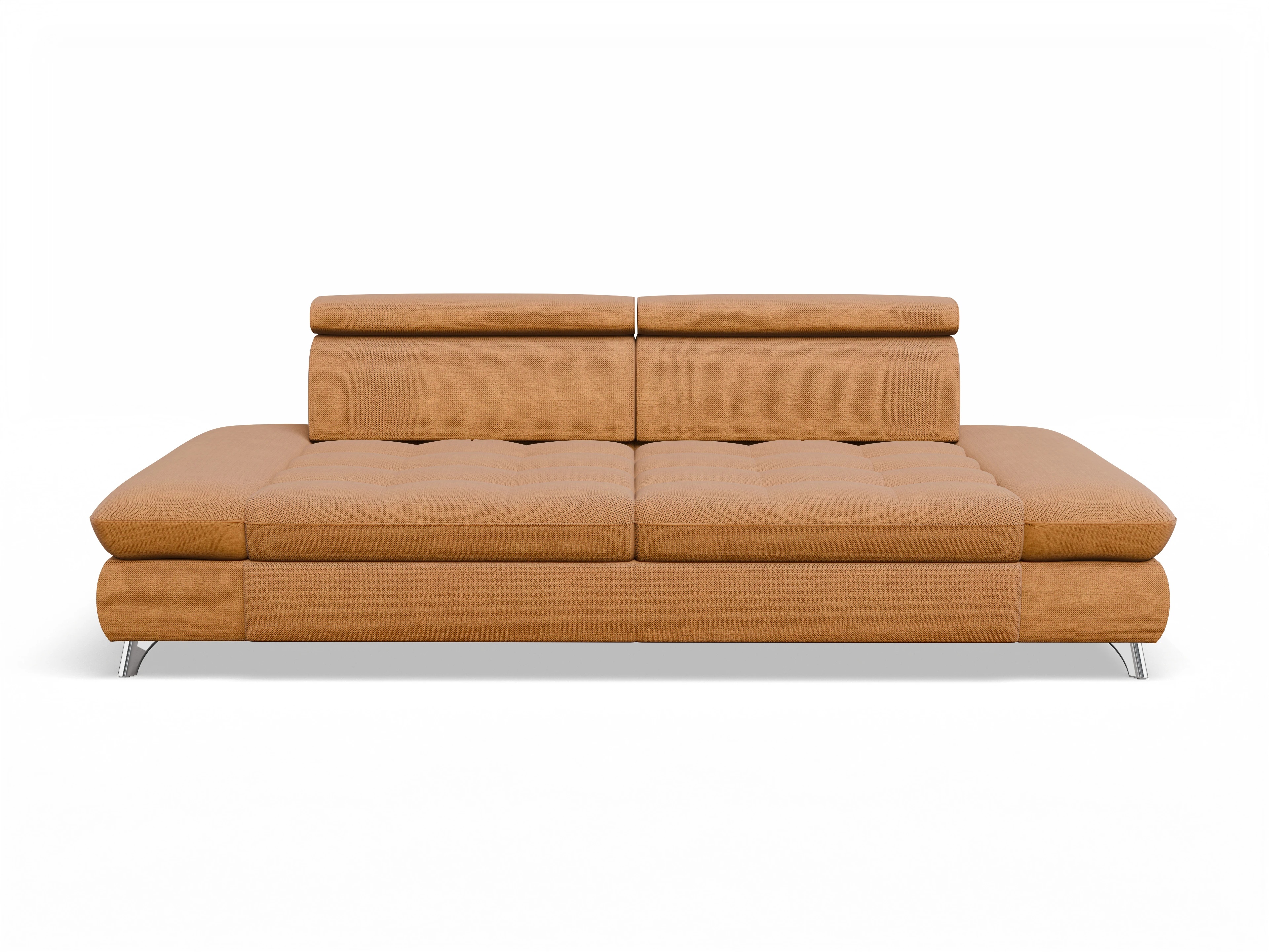 Ansicht des Produktes Memphis Stoff 3-Sitzer Sofa in Stoff Gelb