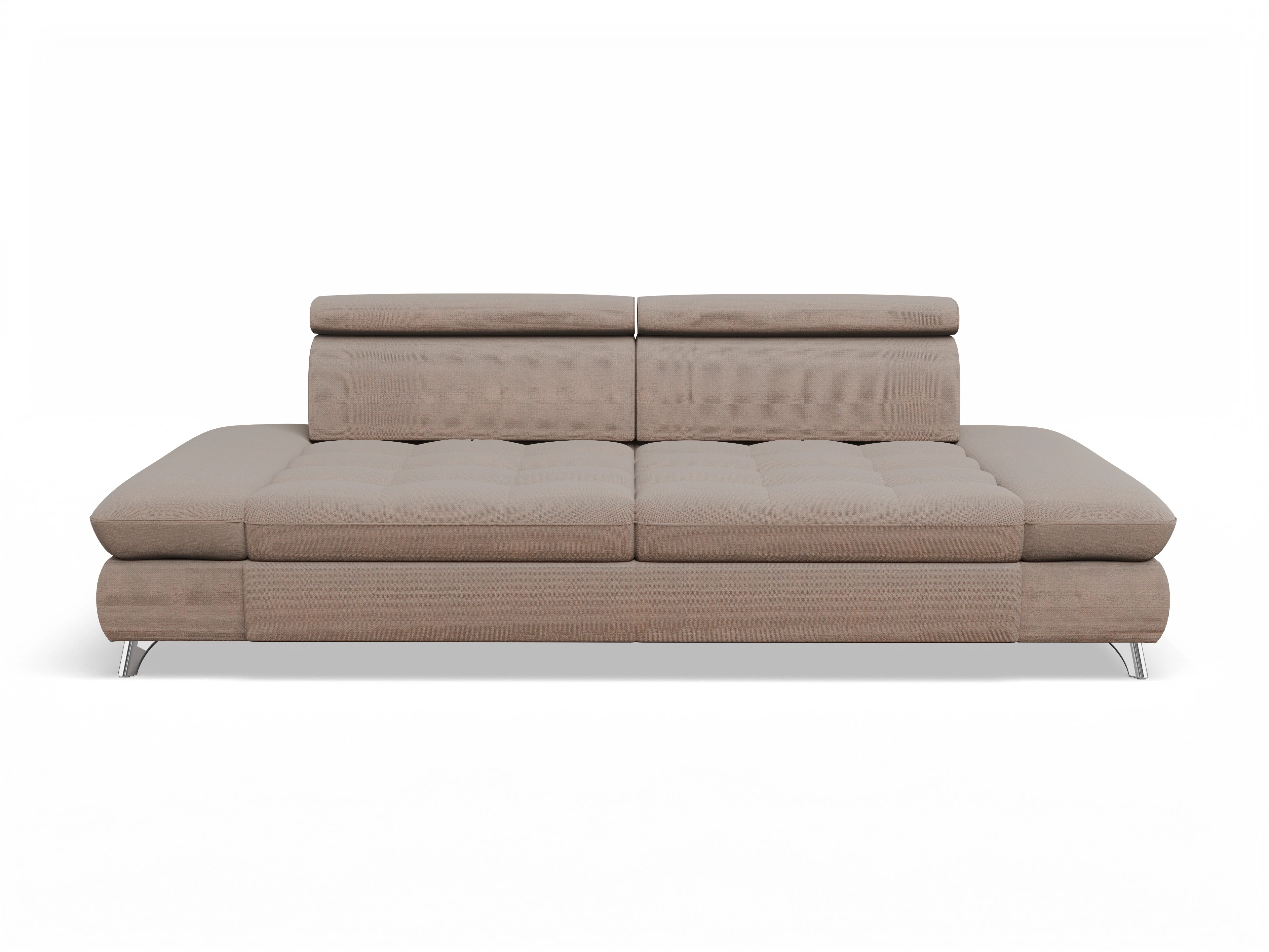 Ansicht des Produktes Memphis Stoff 3-Sitzer Sofa in Stoff Braun