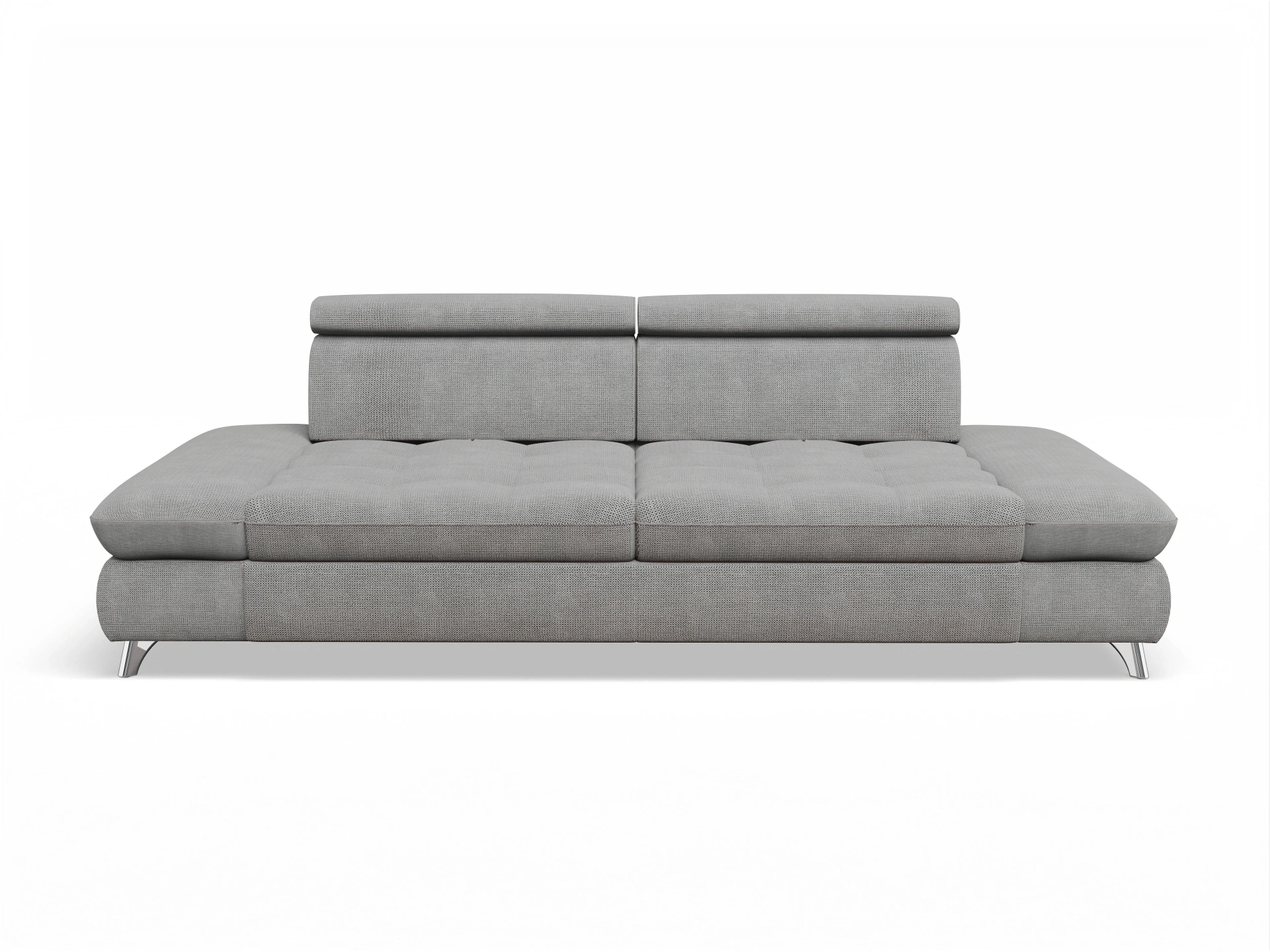 Ansicht des Produktes Memphis Stoff 3-Sitzer Sofa in Stoff Grau