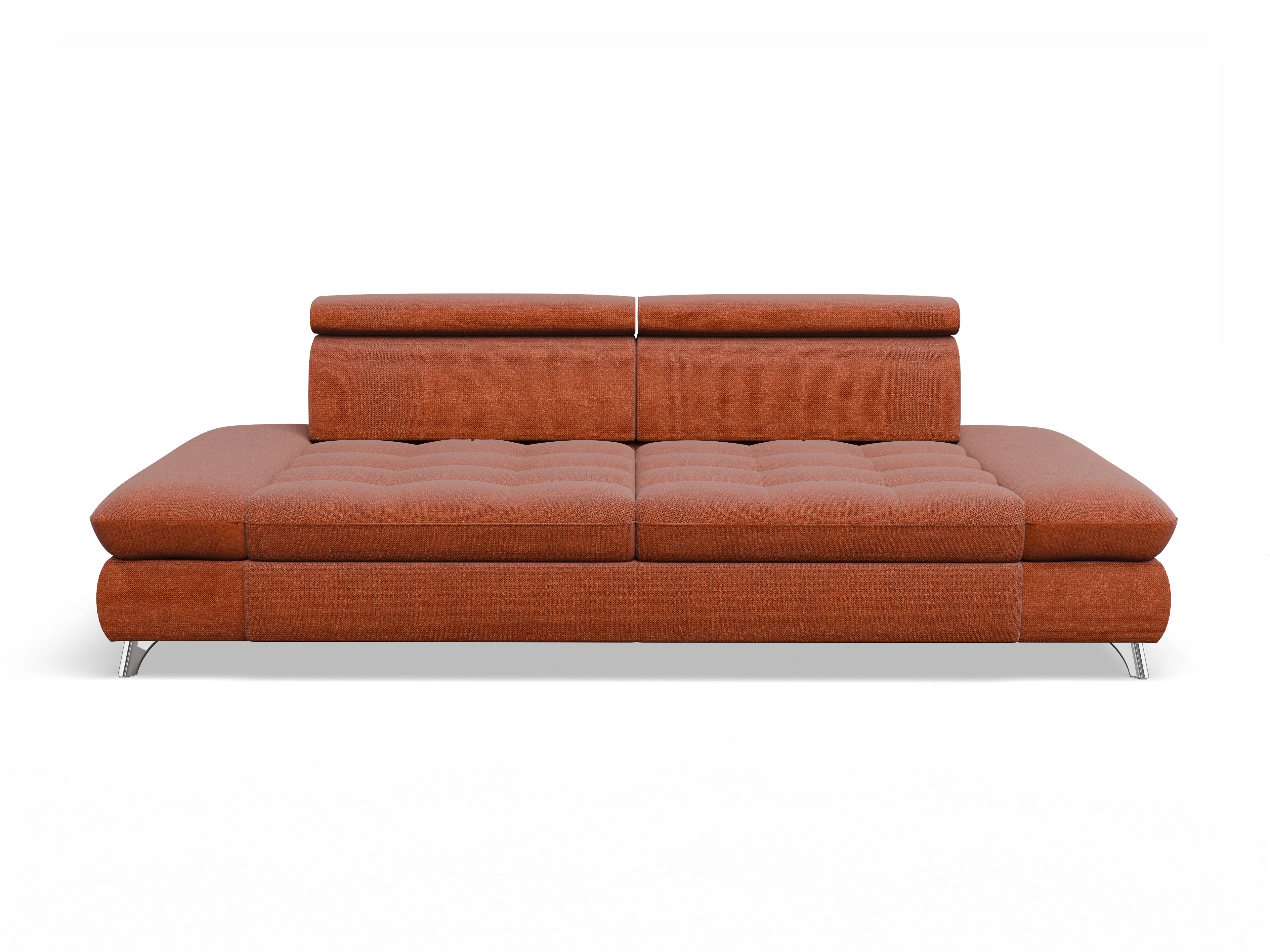 Ansicht des Produktes Memphis Stoff 3-Sitzer Sofa in Stoff Rot