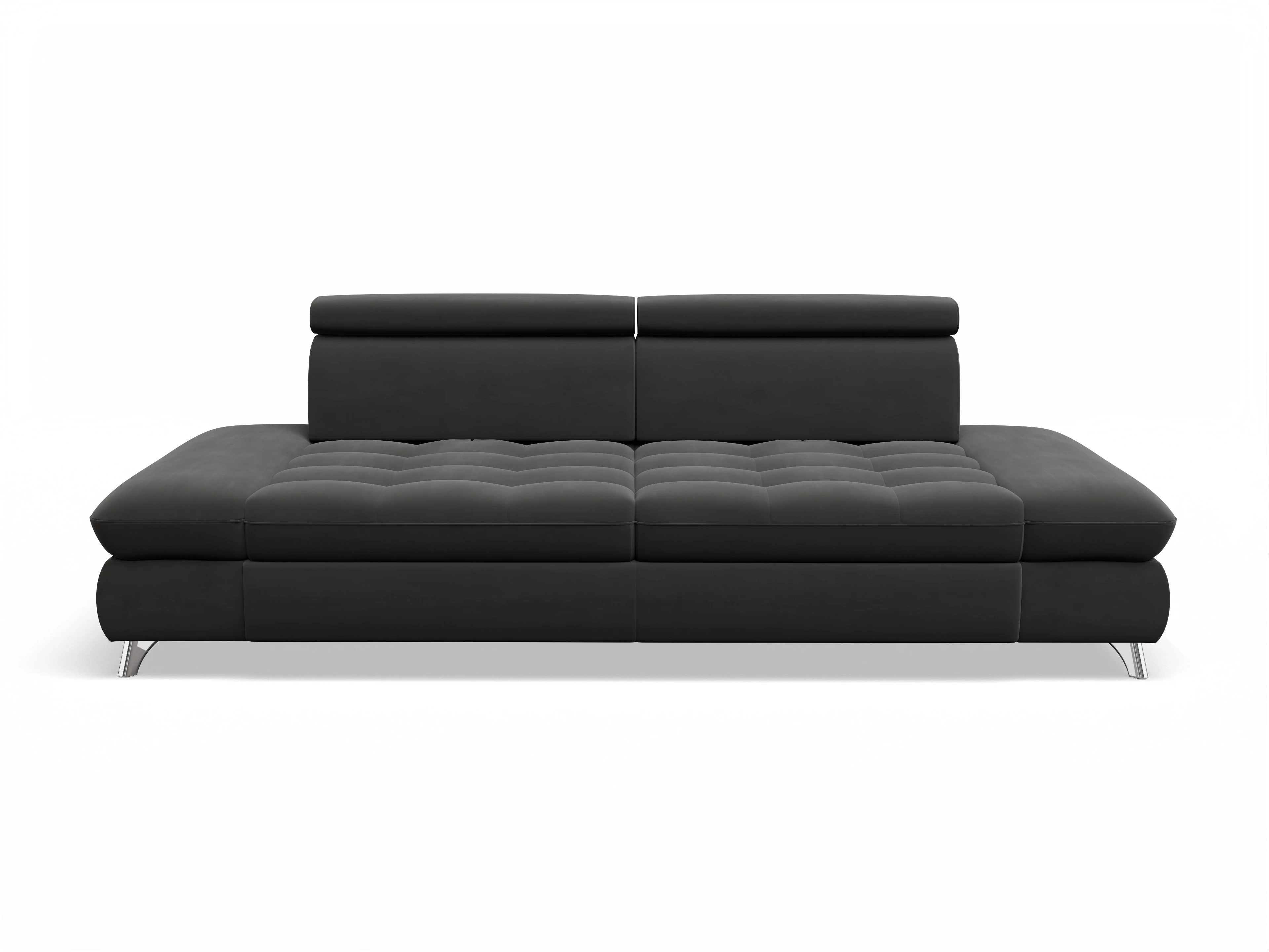 Ansicht des Produktes Memphis Stoff 3-Sitzer Sofa in Stoff Grau