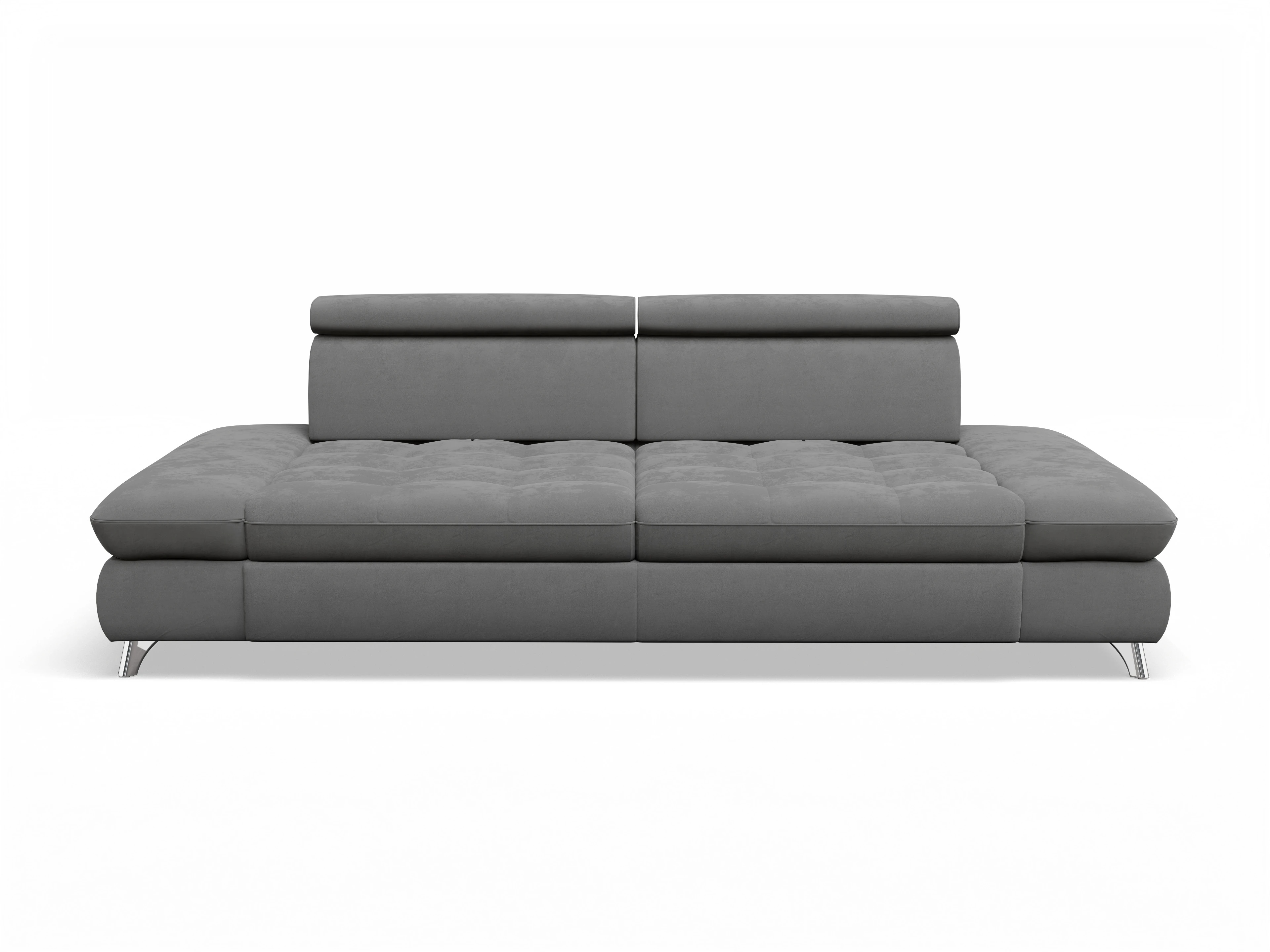 Ansicht des Produktes Memphis Stoff 3-Sitzer Sofa in Stoff Grau