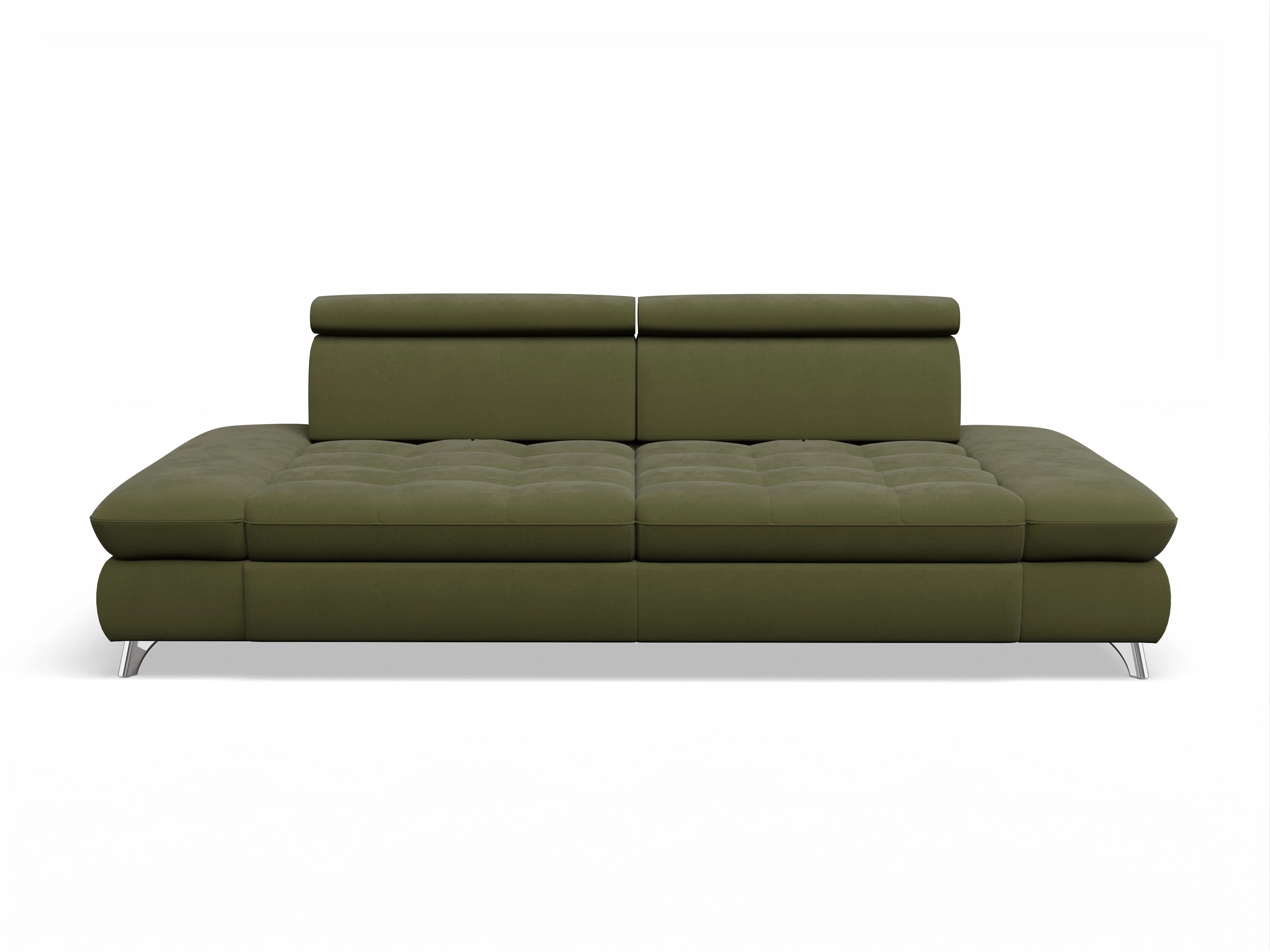 Ansicht des Produktes Memphis Stoff 3-Sitzer Sofa in Stoff Grün