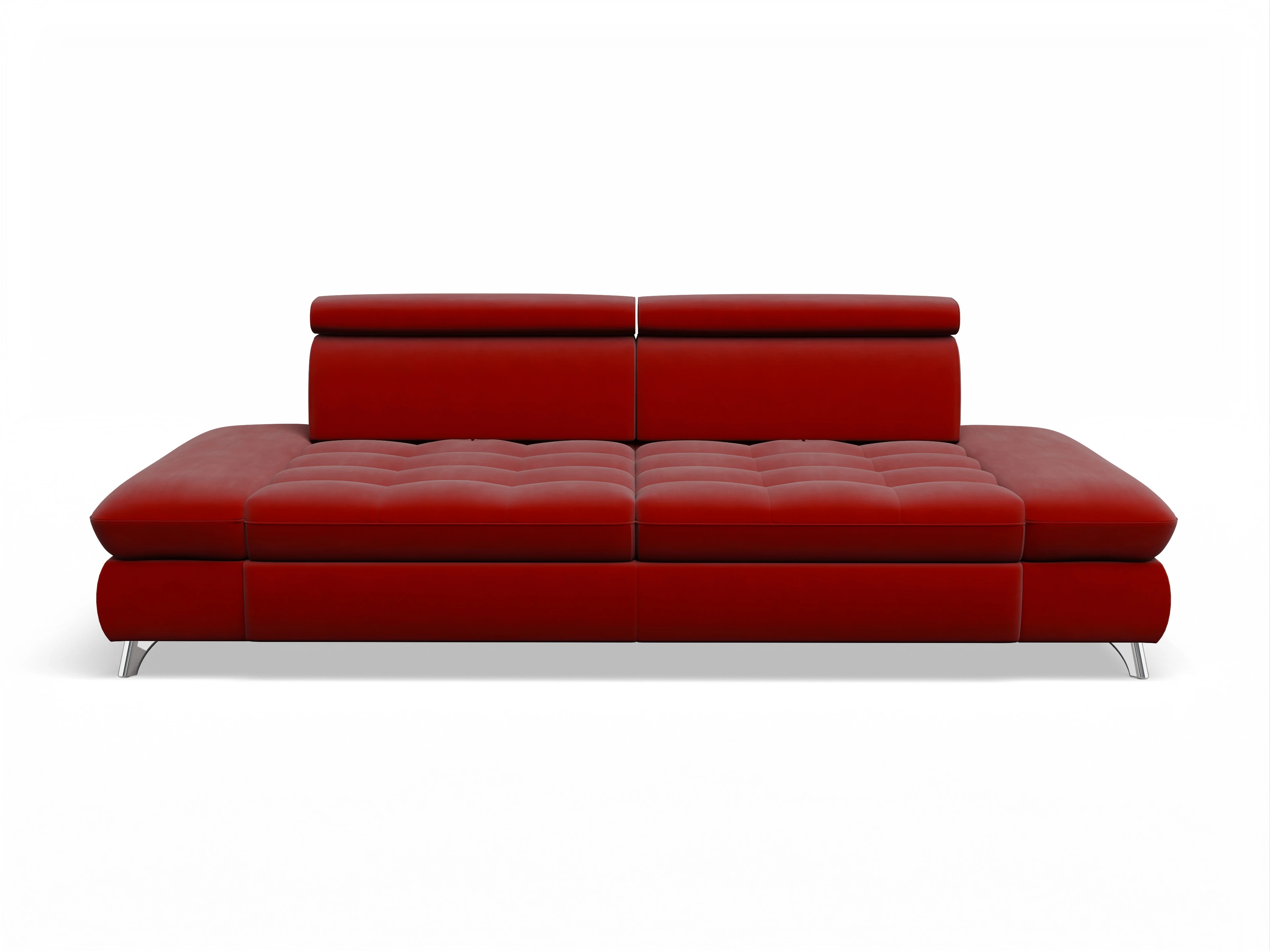 Ansicht des Produktes Memphis Stoff 3-Sitzer Sofa in Stoff Rot