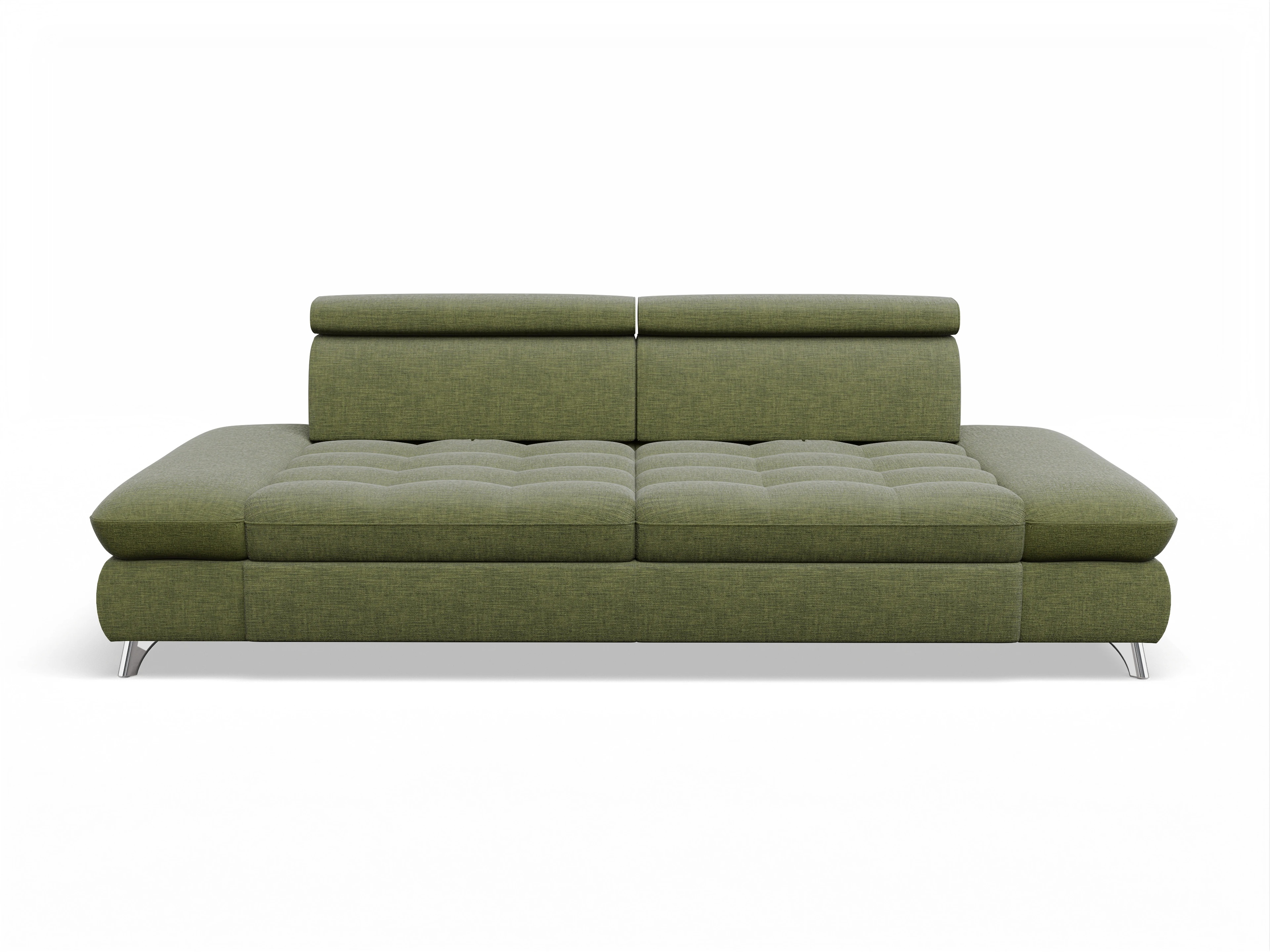 Ansicht des Produktes Memphis Stoff 3-Sitzer Sofa in Stoff Grün
