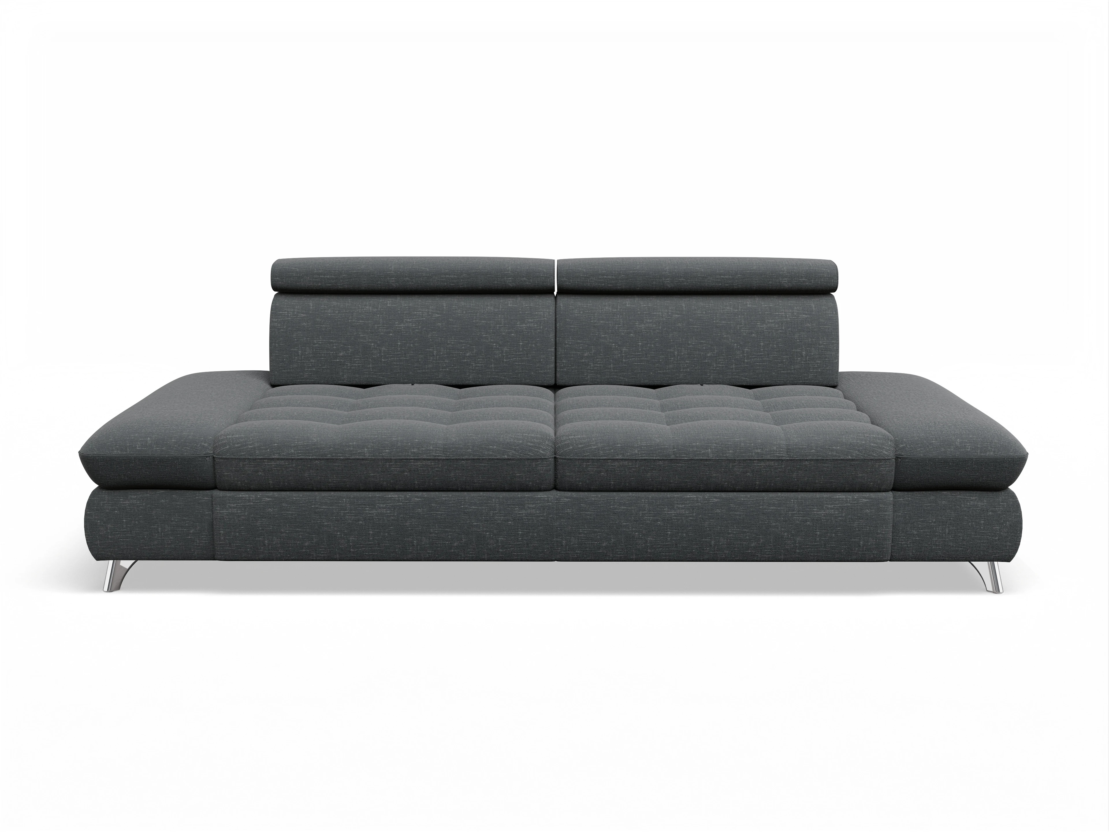 Ansicht des Produktes Memphis Stoff 3-Sitzer Sofa in Stoff Grau