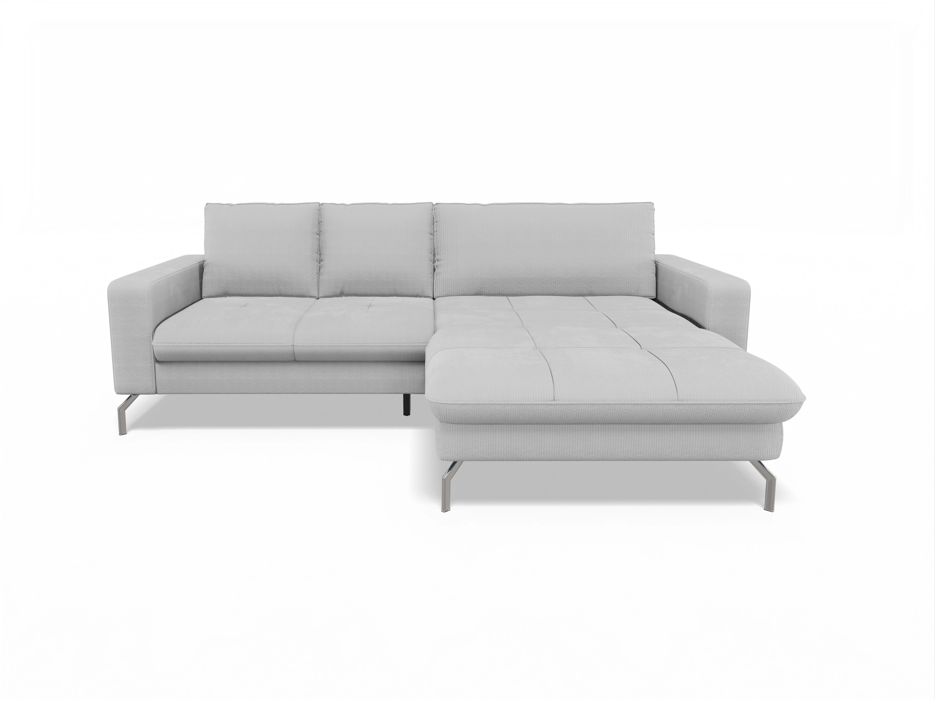 Ansicht des Produktes SC Smart 1075 Ecksofa rechts Abschluss offen in Stoff Beige