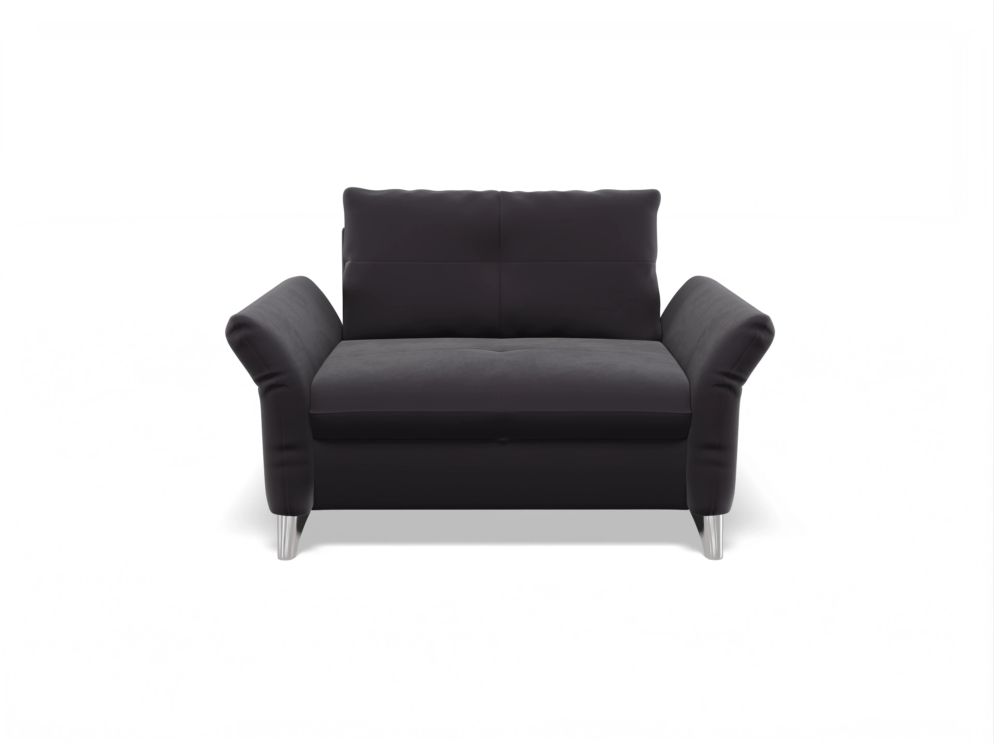 Ansicht des Produktes Georgia Klassische Sessel in Stoff Grau