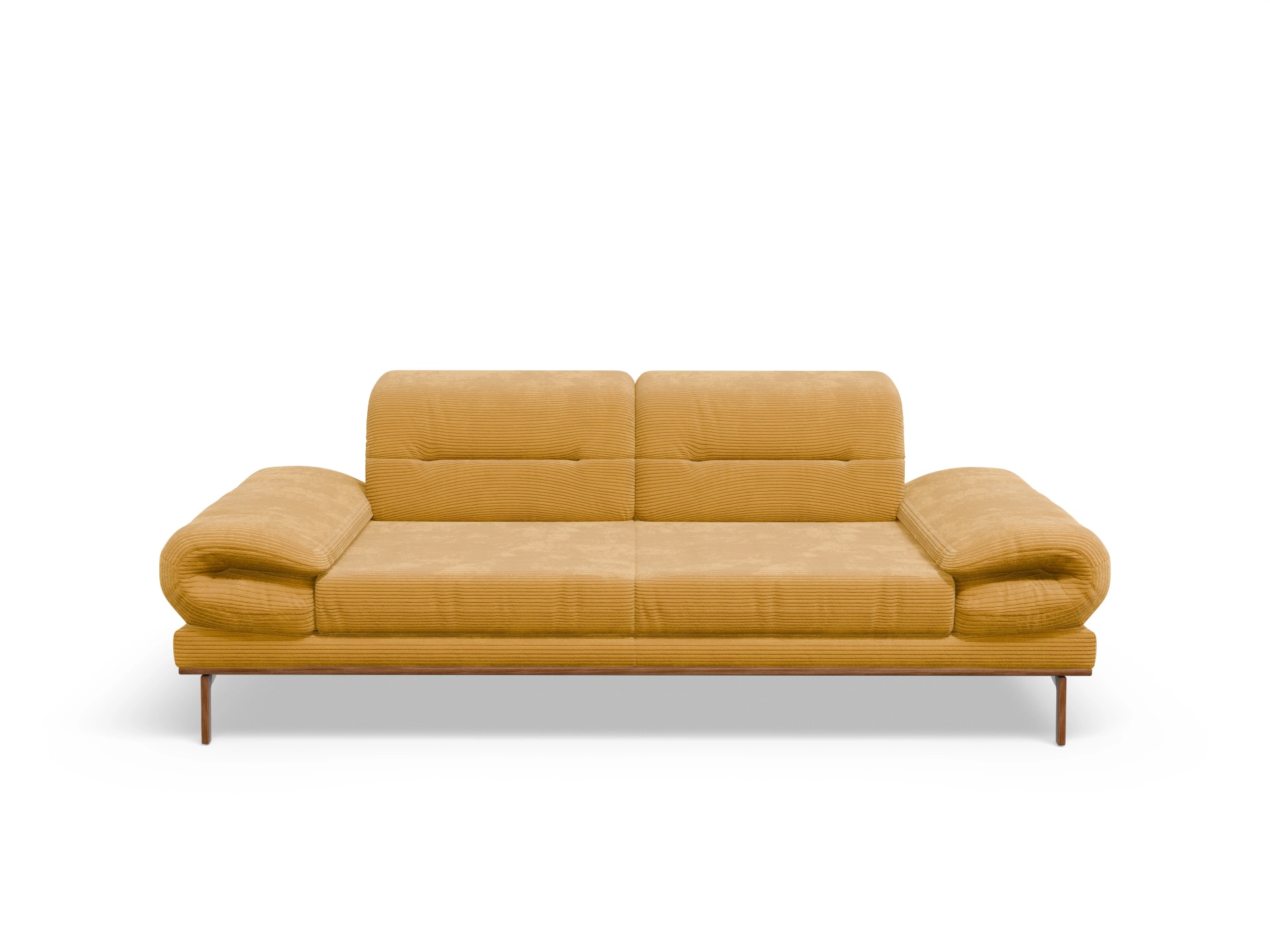 Ansicht des Produktes San Marino 2-Sitzer Sofa in Stoff Gelb