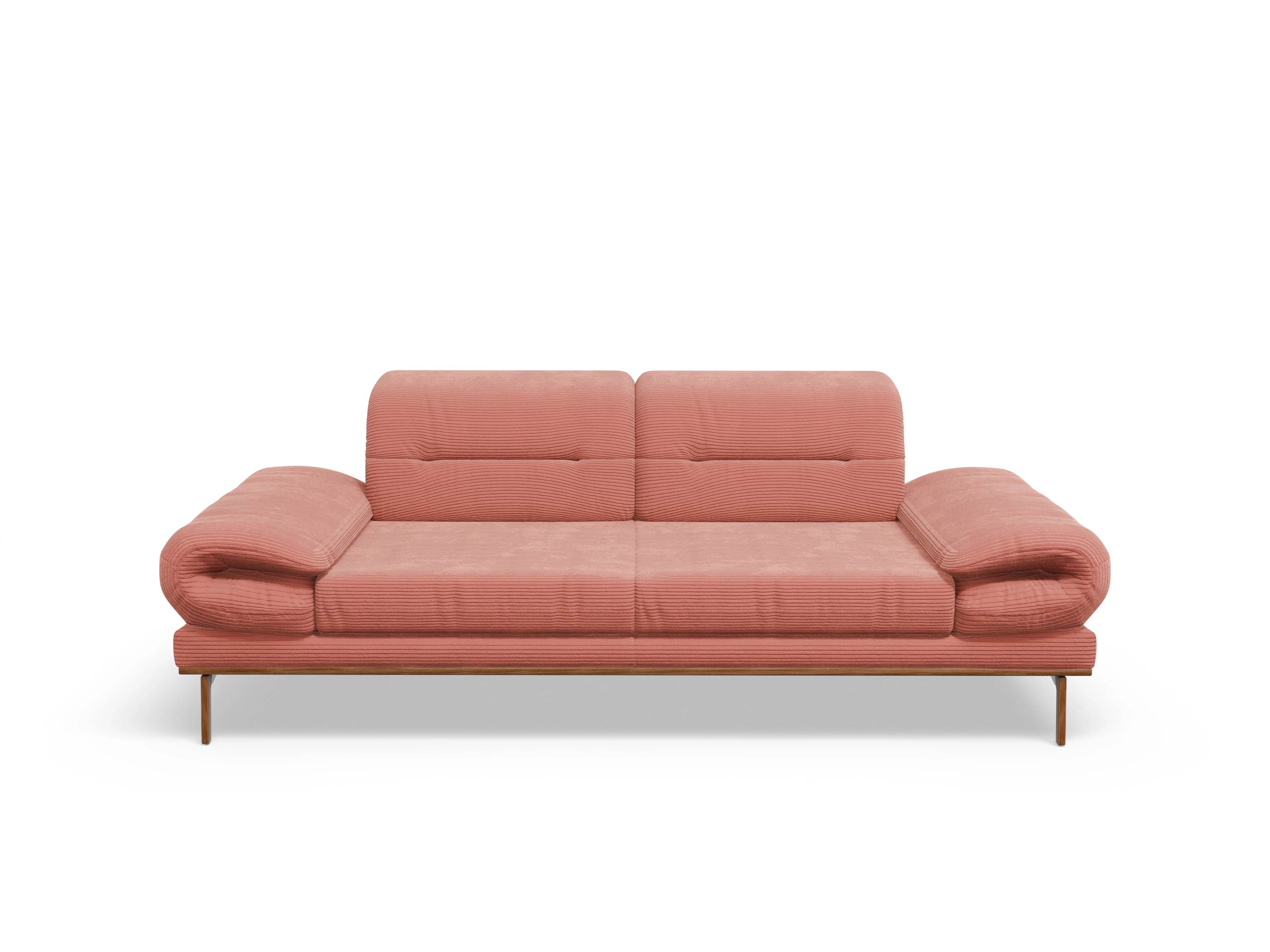 Ansicht des Produktes San Marino 2-Sitzer Sofa in Stoff Orange