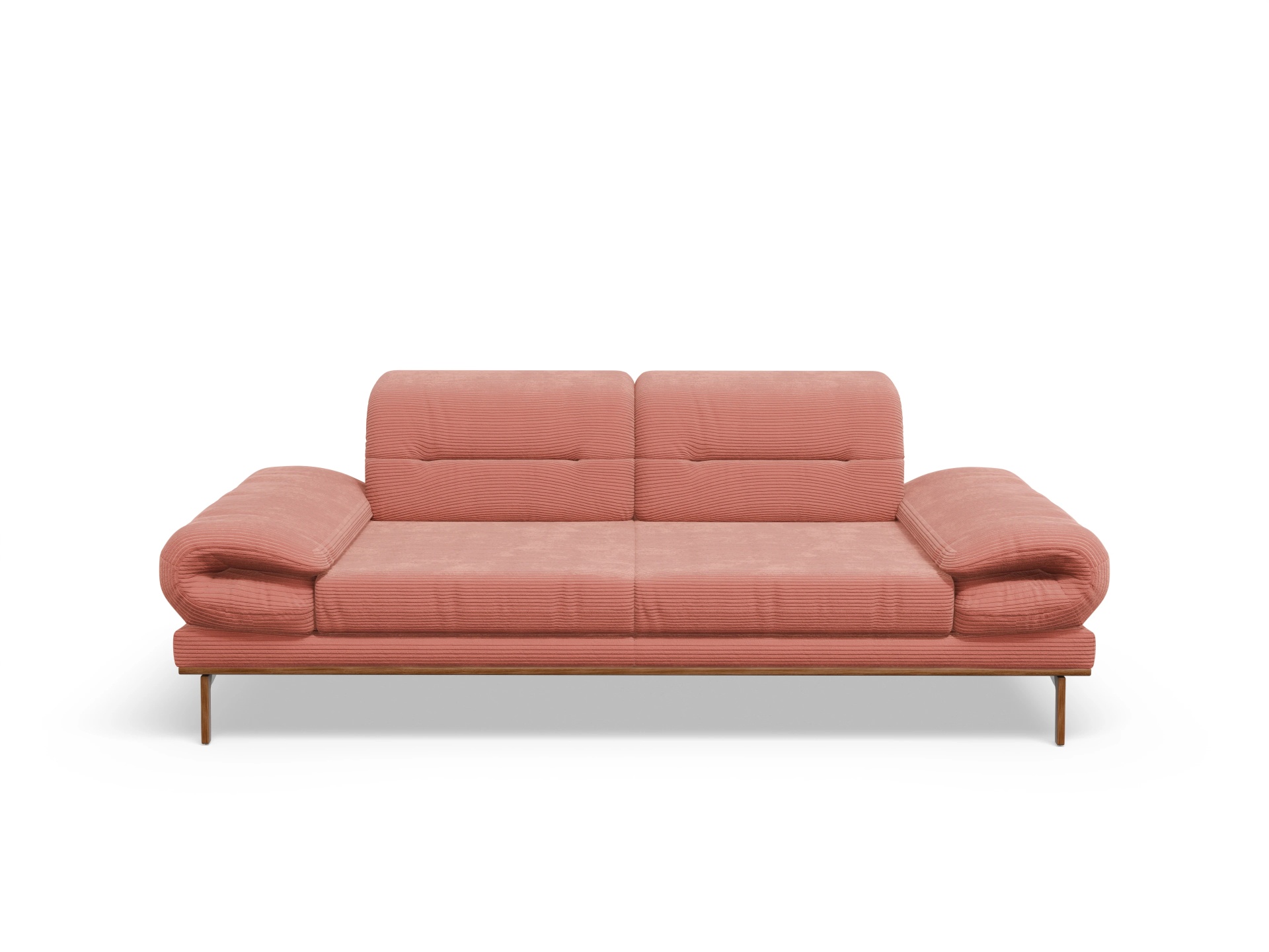 Ansicht des Produktes San Marino 2-Sitzer Sofa in Stoff Orange