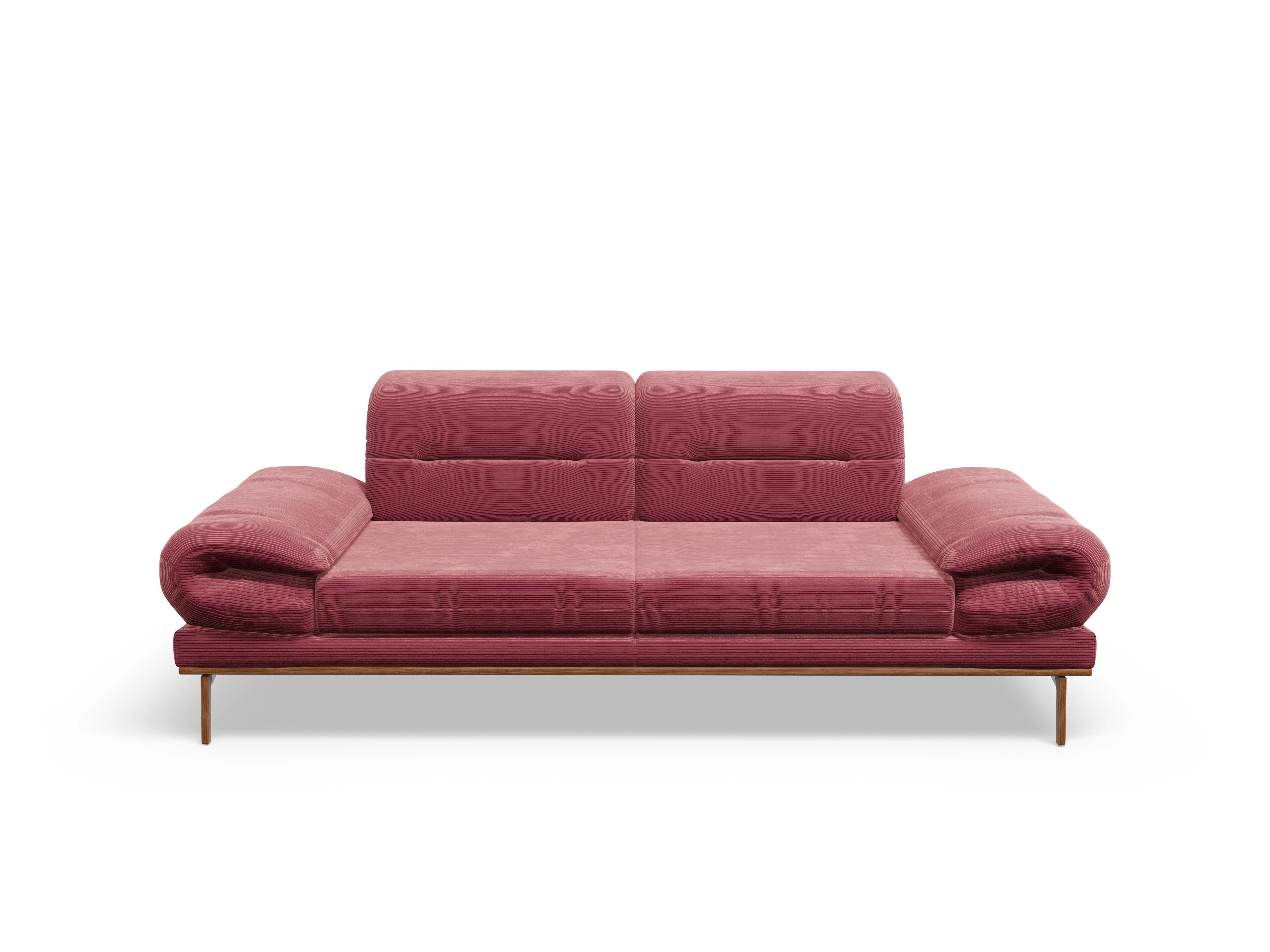 Ansicht des Produktes San Marino 2-Sitzer Sofa in Stoff Rot