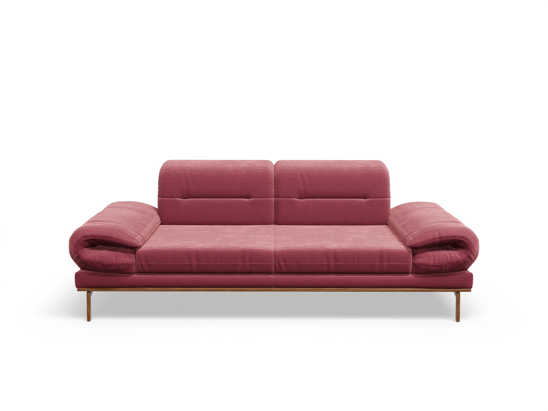 Ansicht des Produktes San Marino 2-Sitzer Sofa in Stoff Rot