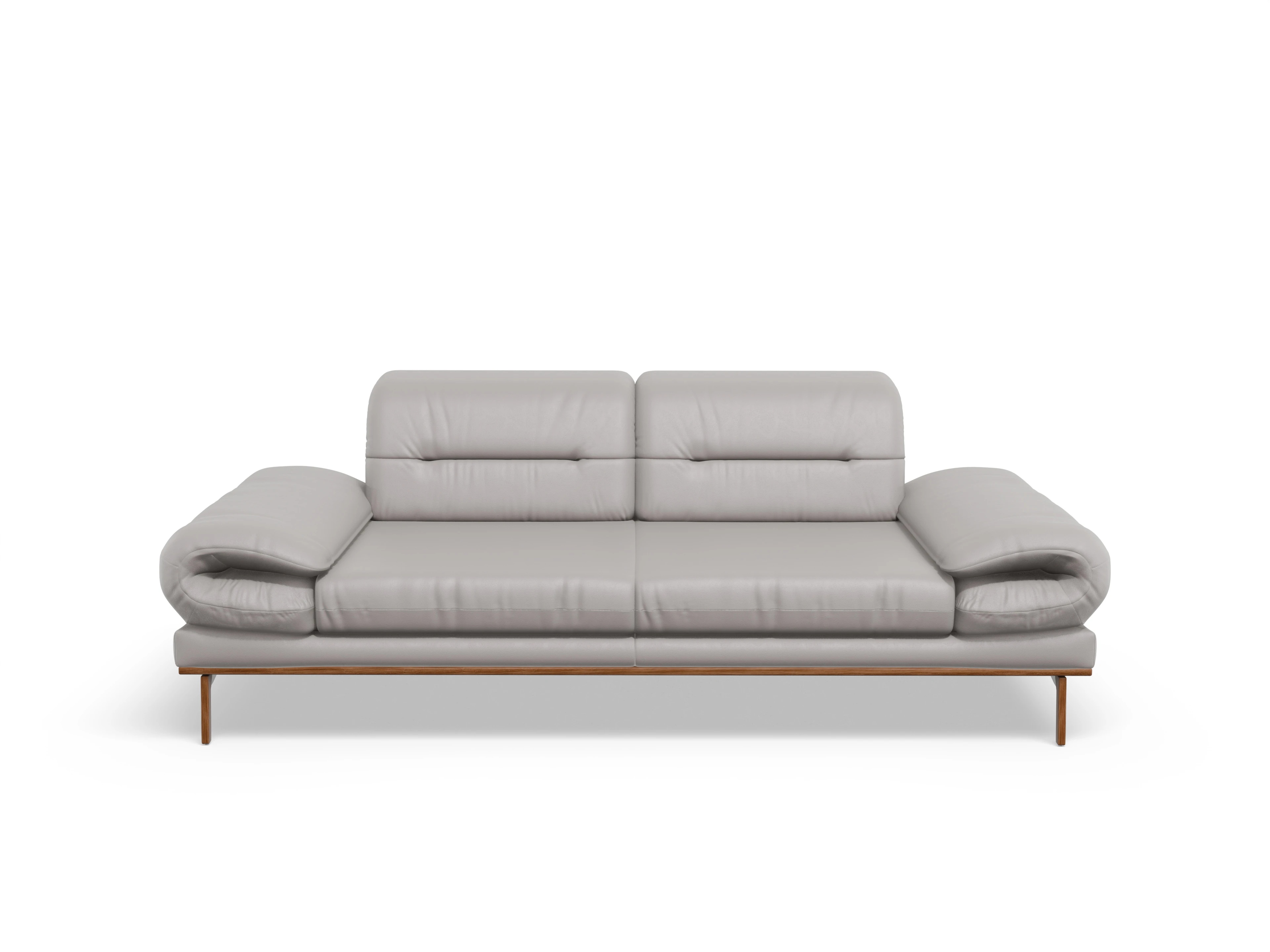 San Marino 2-Sitzer Sofa Ansicht des Produktes San Marino 2-Sitzer Sofa in Leder Grau