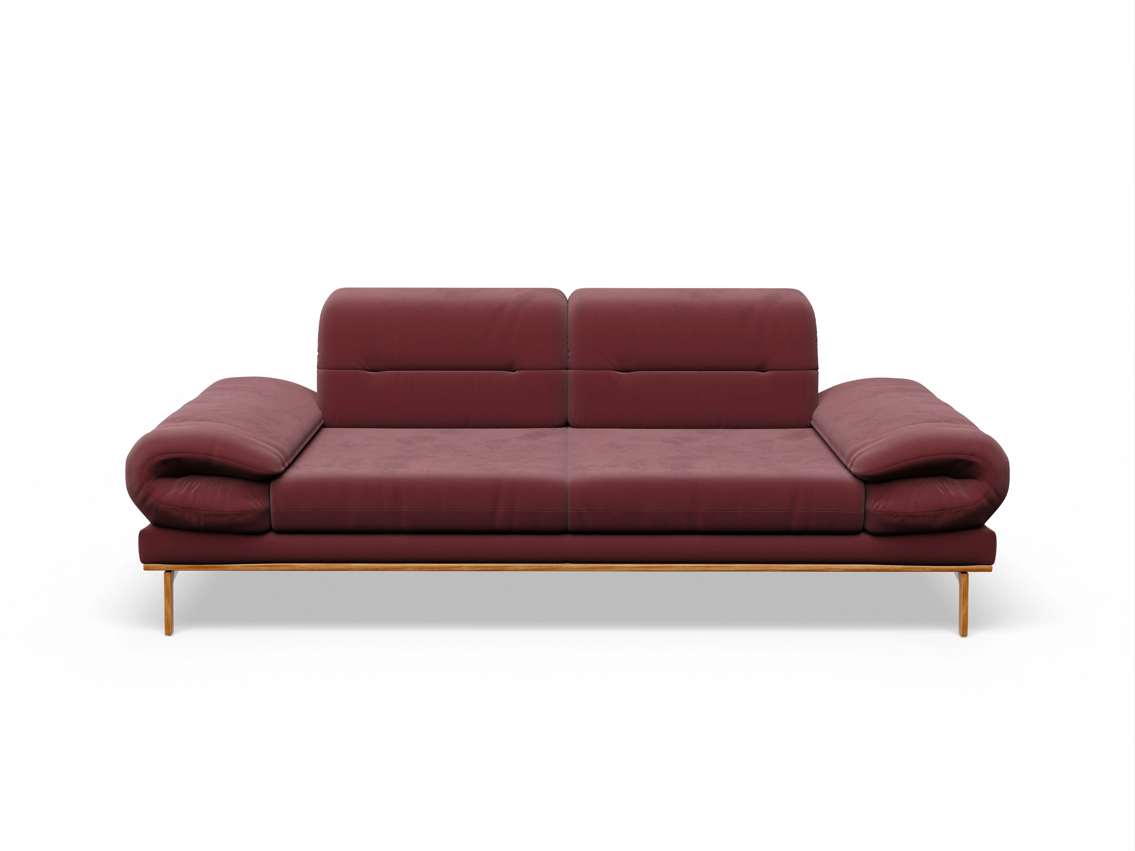 Ansicht des Produktes San Marino 2-Sitzer Sofa in Stoff Rot