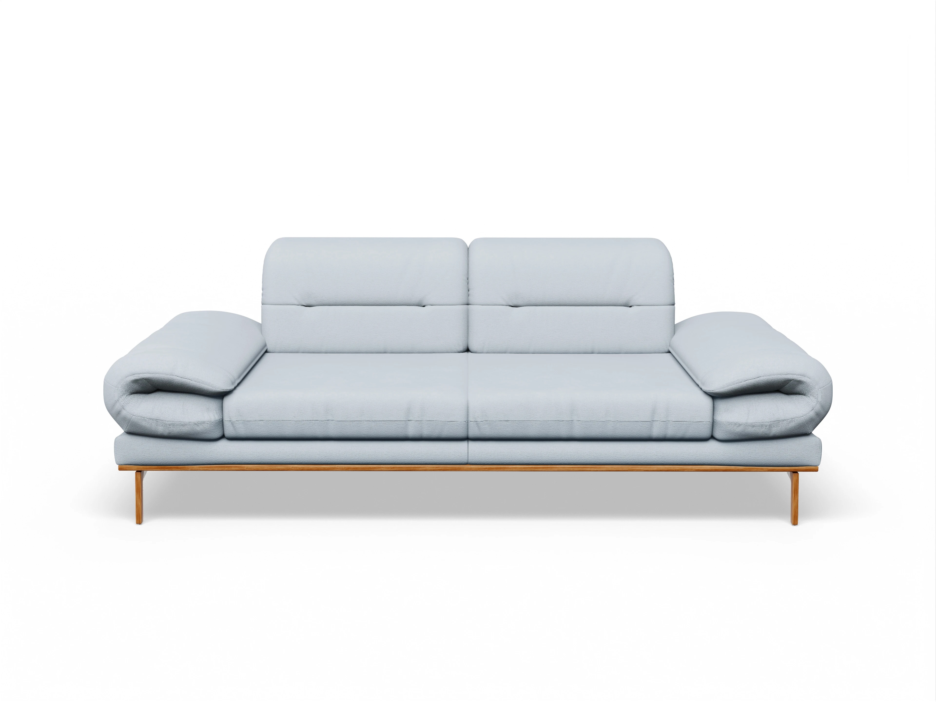 Ansicht des Produktes San Marino 2-Sitzer Sofa in Stoff Blau
