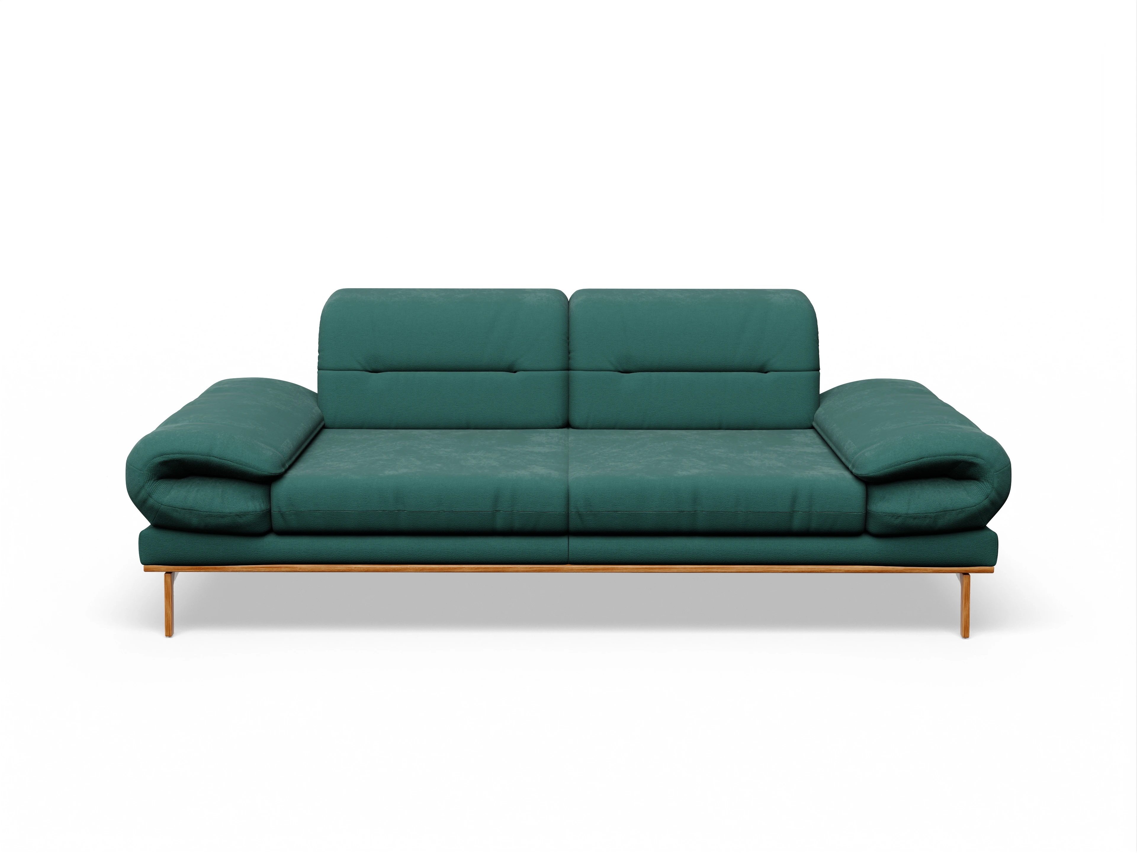 Ansicht des Produktes San Marino 2-Sitzer Sofa in Stoff Grün