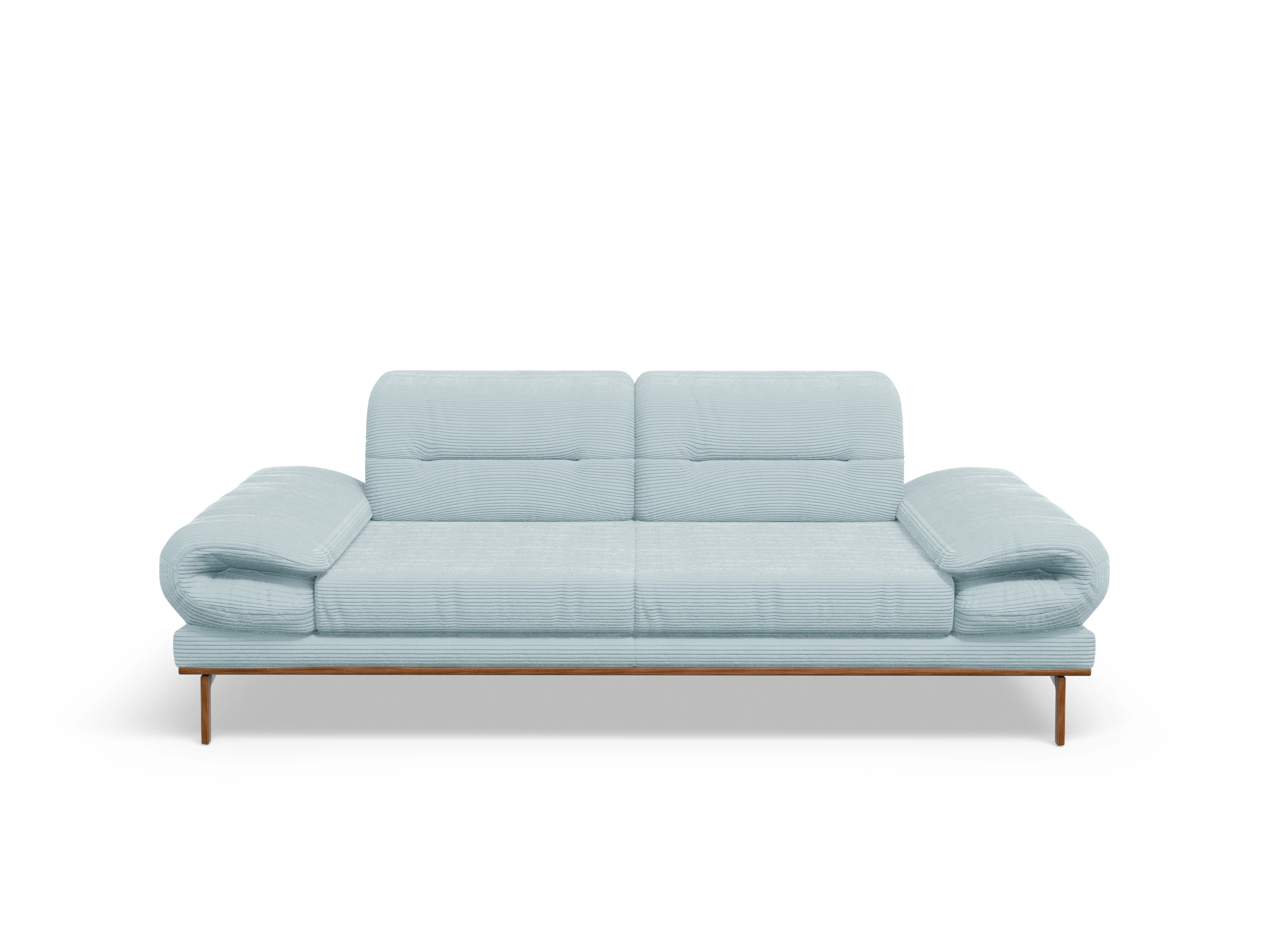 Ansicht des Produktes San Marino 2-Sitzer Sofa in Stoff Blau