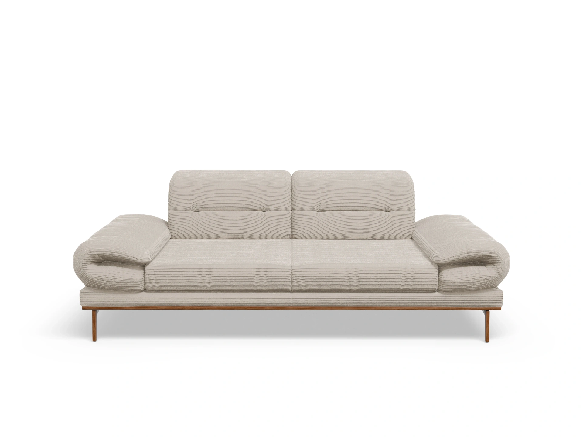 Ansicht des Produktes San Marino 2-Sitzer Sofa in Stoff Braun