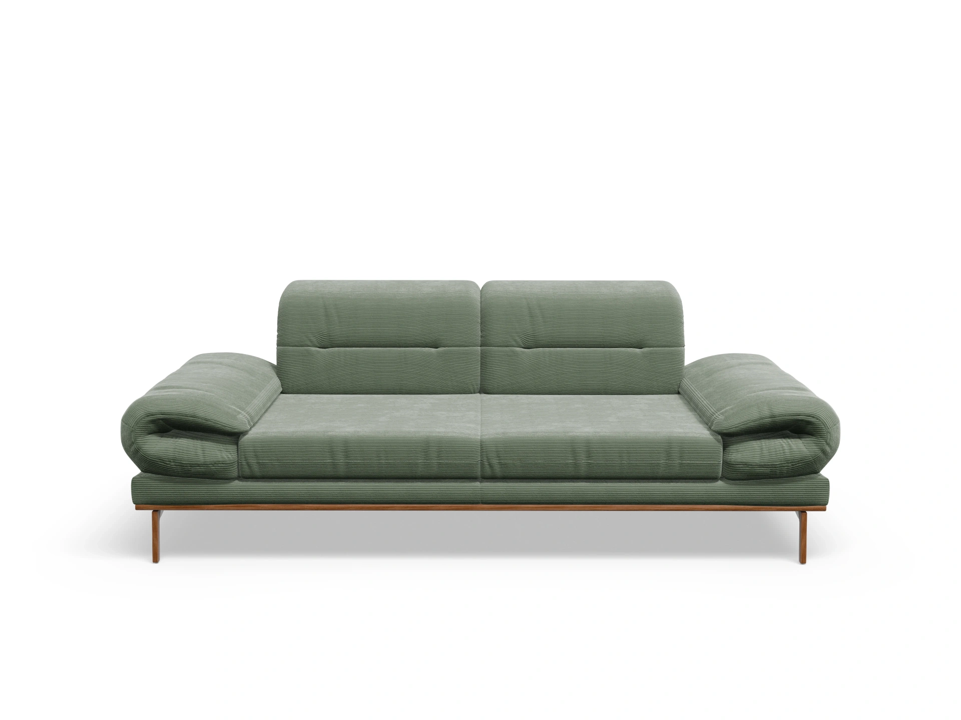 Ansicht des Produktes San Marino 2-Sitzer Sofa in Stoff Grün