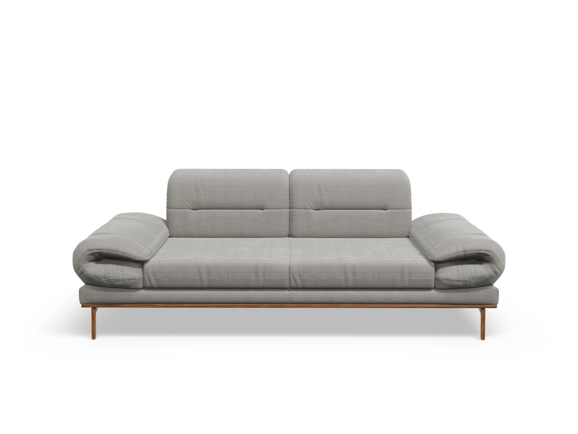 Ansicht des Produktes San Marino 2-Sitzer Sofa in Stoff Grau