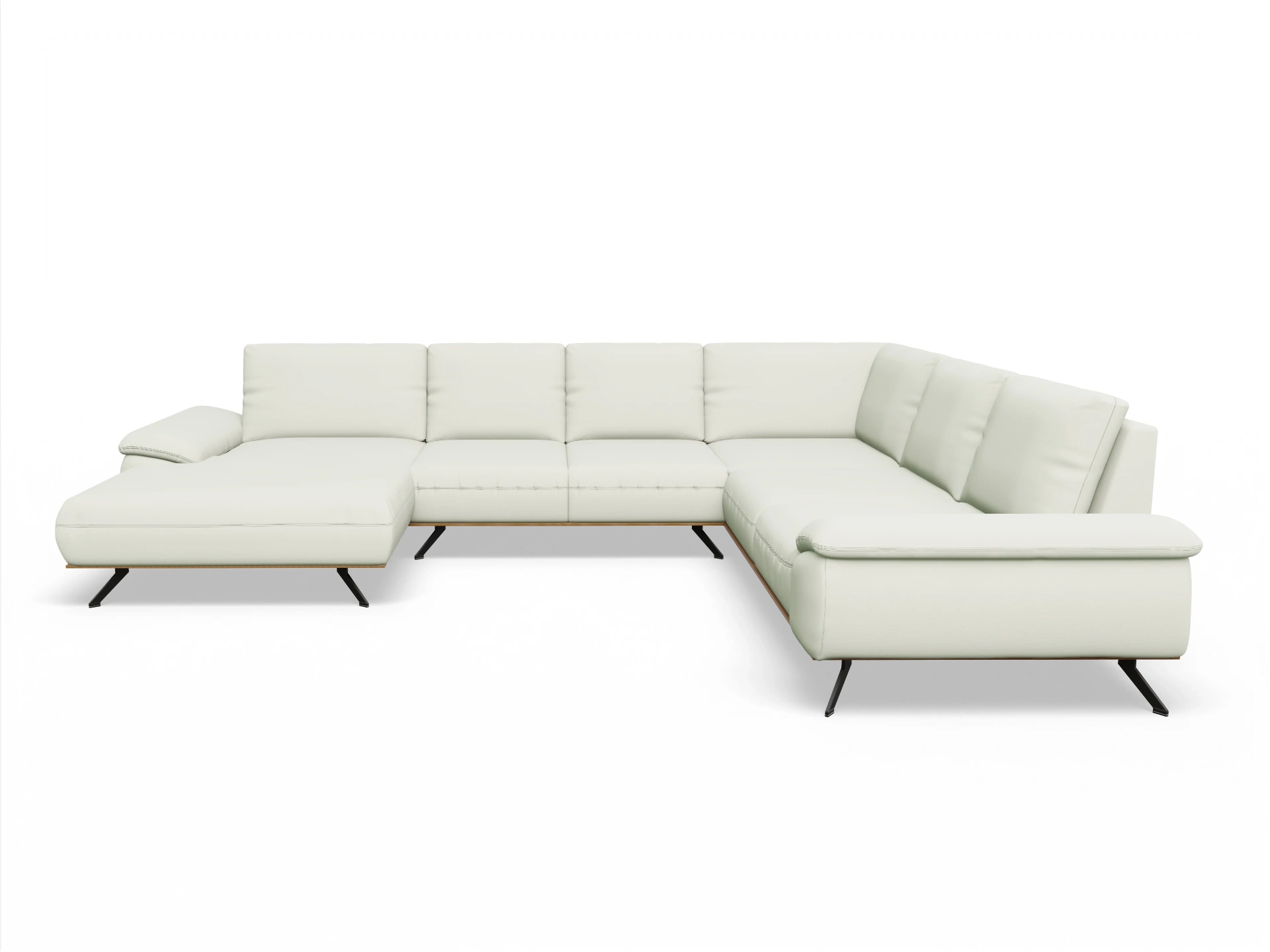 Ansicht des Produktes SC Family 1029 Wohnlandschaft Armlehne rechts Abschluss offen links in Stoff Beige