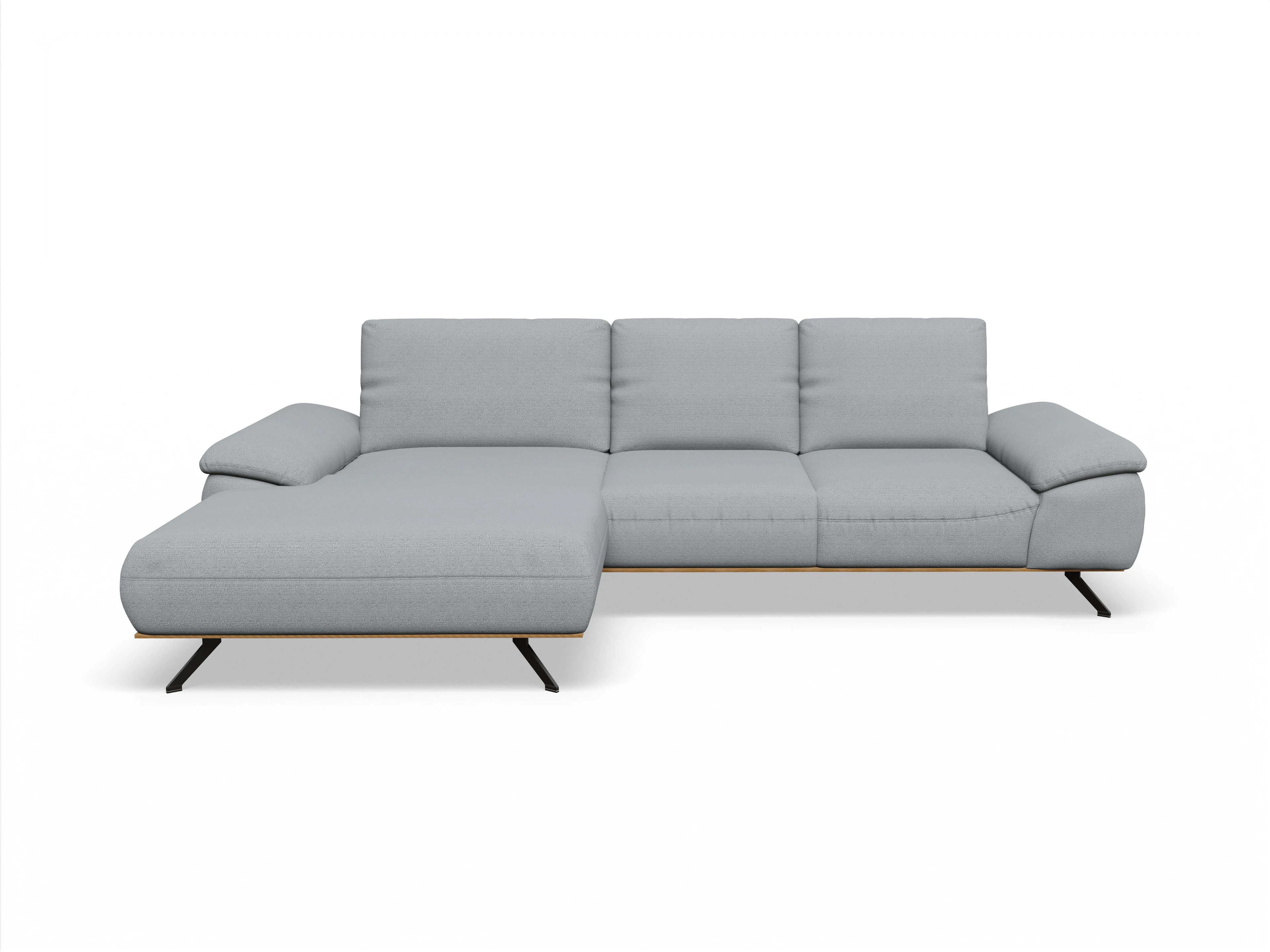 Sitz Concept Family 1029 Can Medium L Ansicht des Produktes SC Family 1029 Ecksofa links Abschluss offen in Stoff Grau