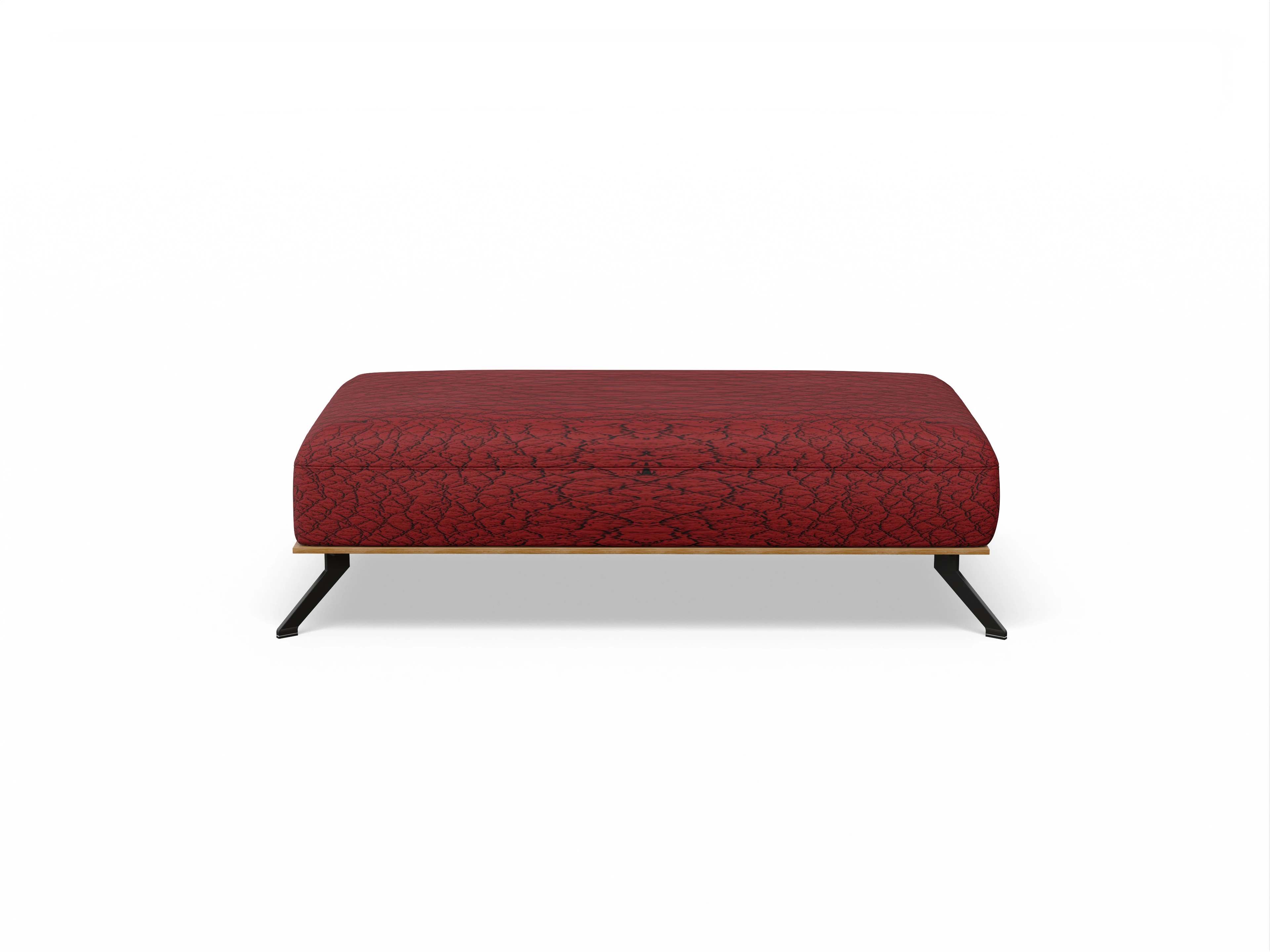 Sitz Concept Family 1029 Hockerbank Ansicht des Produktes SC Family 1029 in Stoff Rot