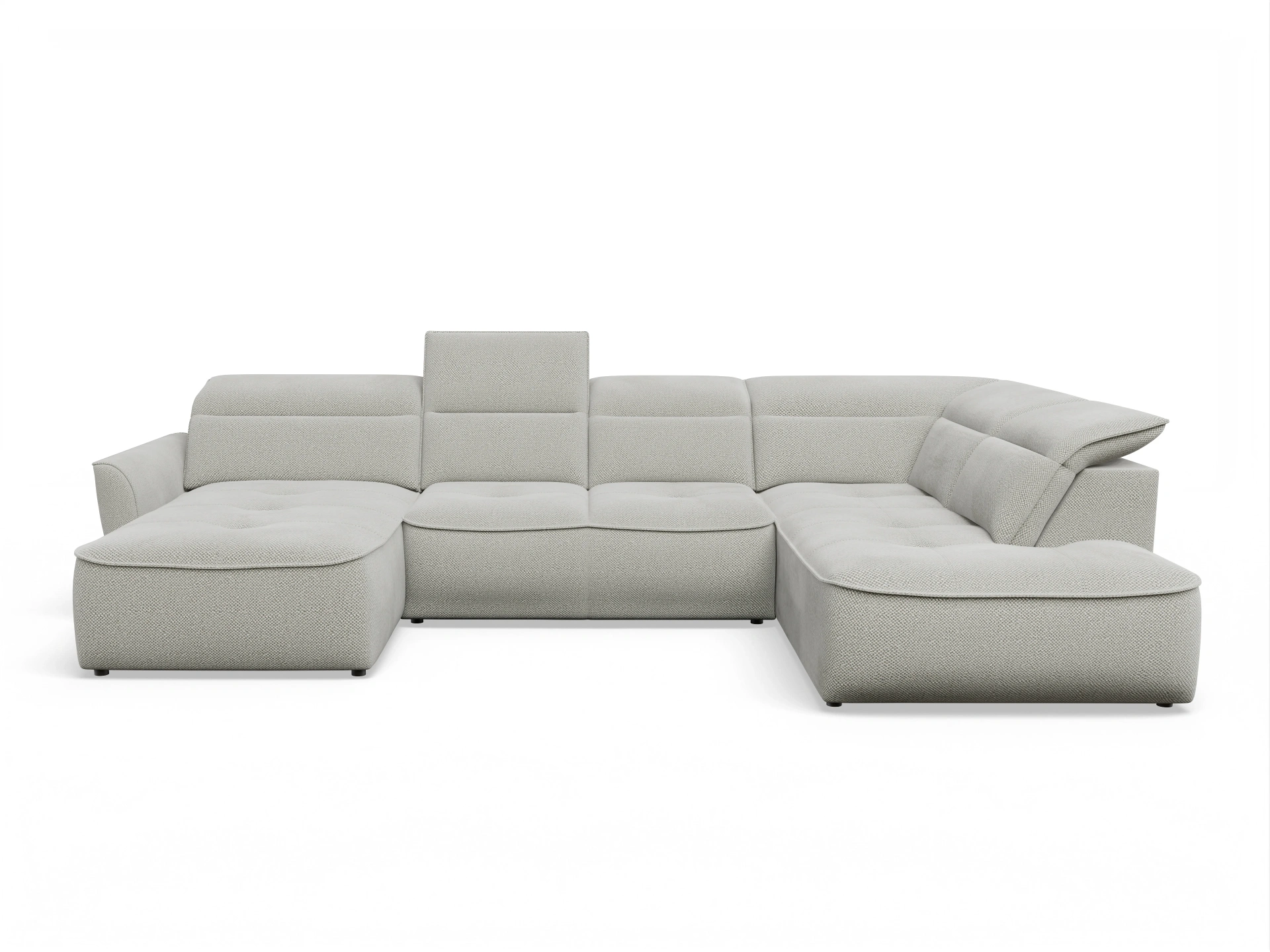 Ansicht des Produktes Toledo Wohnlandschaft Armlehne beidseitig in Stoff Beige