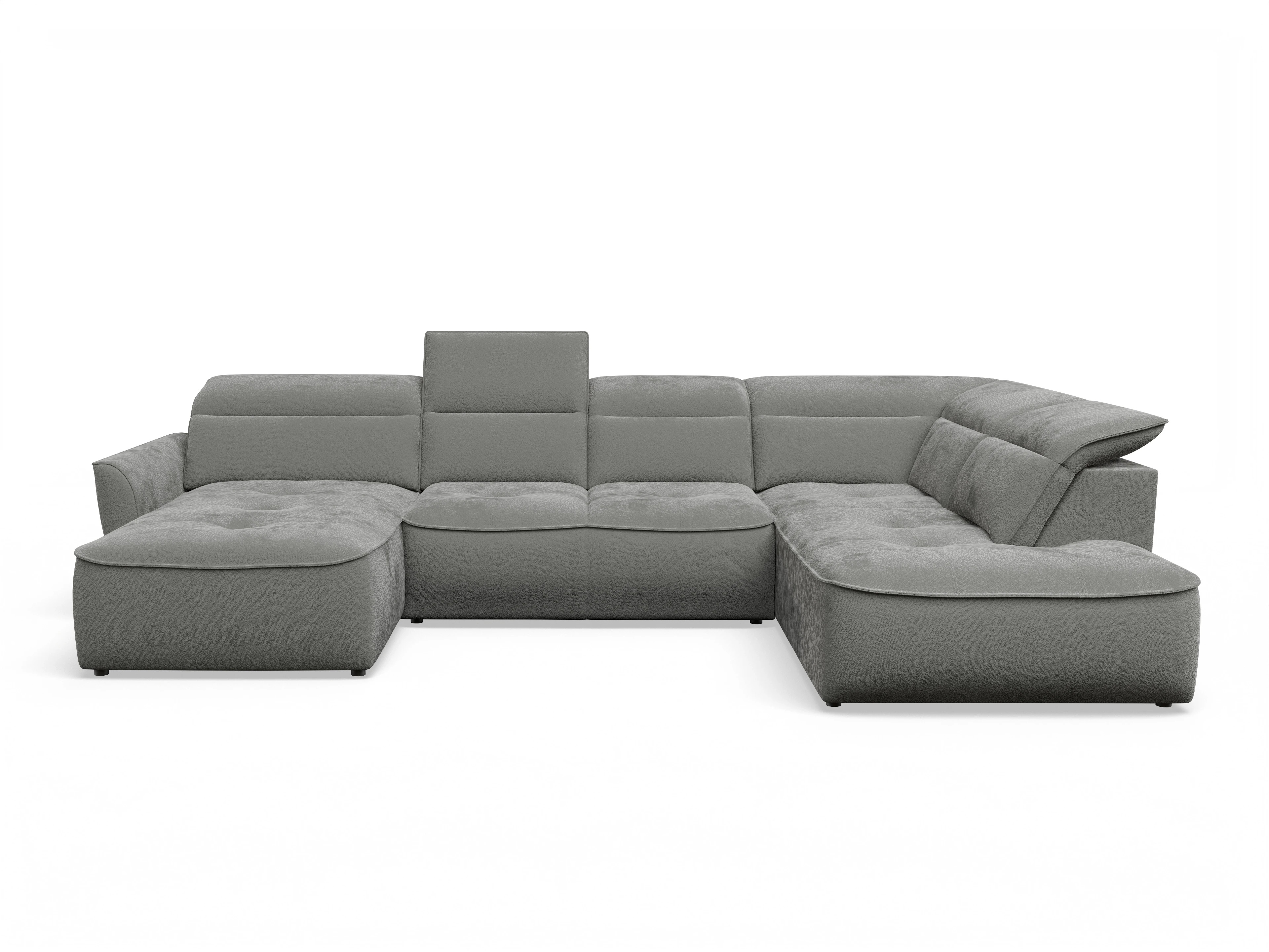 Ansicht des Produktes Toledo Wohnlandschaft Armlehne beidseitig in Stoff Braun