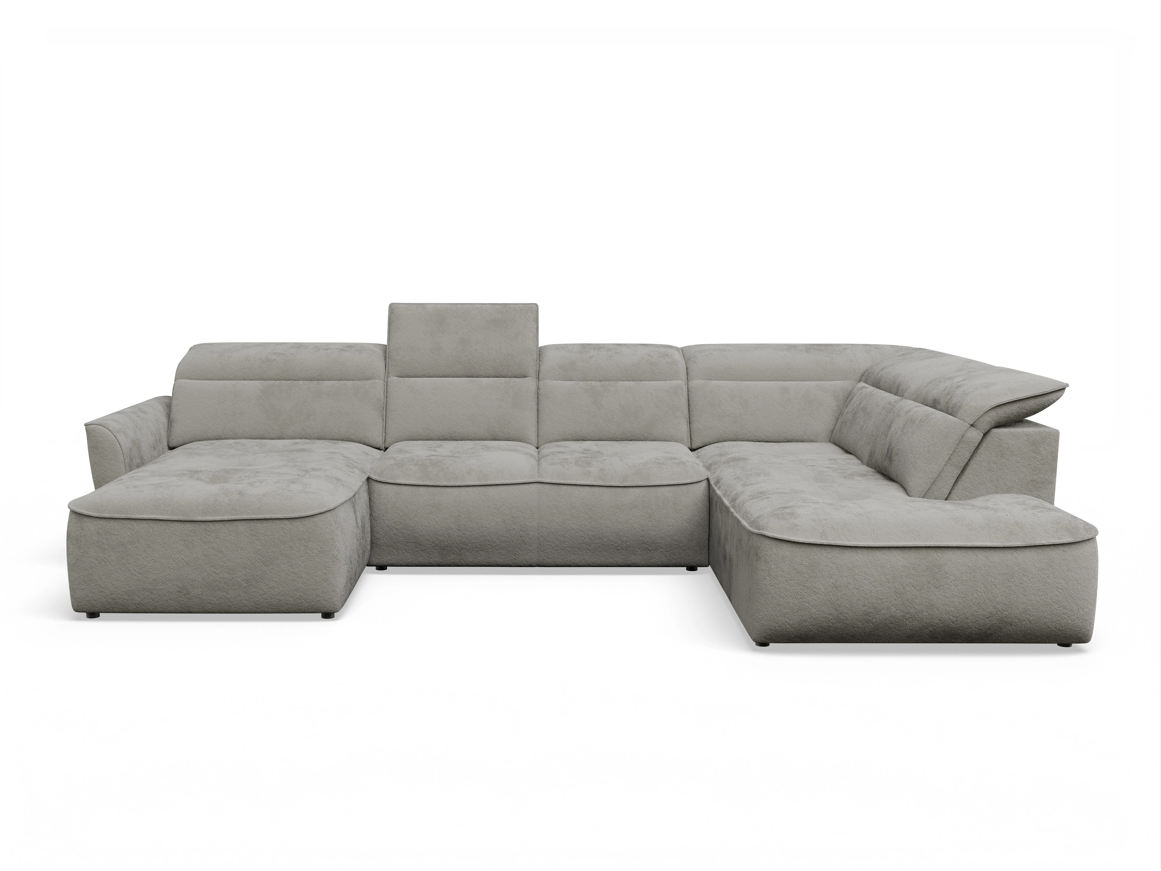 Ansicht des Produktes Toledo Wohnlandschaft Armlehne beidseitig in Stoff Braun