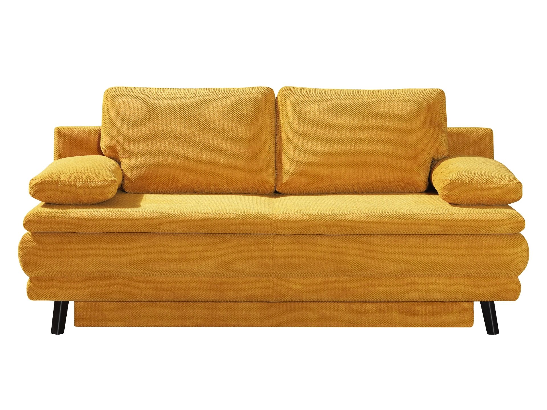 Ansicht des Produktes Boyd Schlafsofa Querschläfer in Stoff Gelb