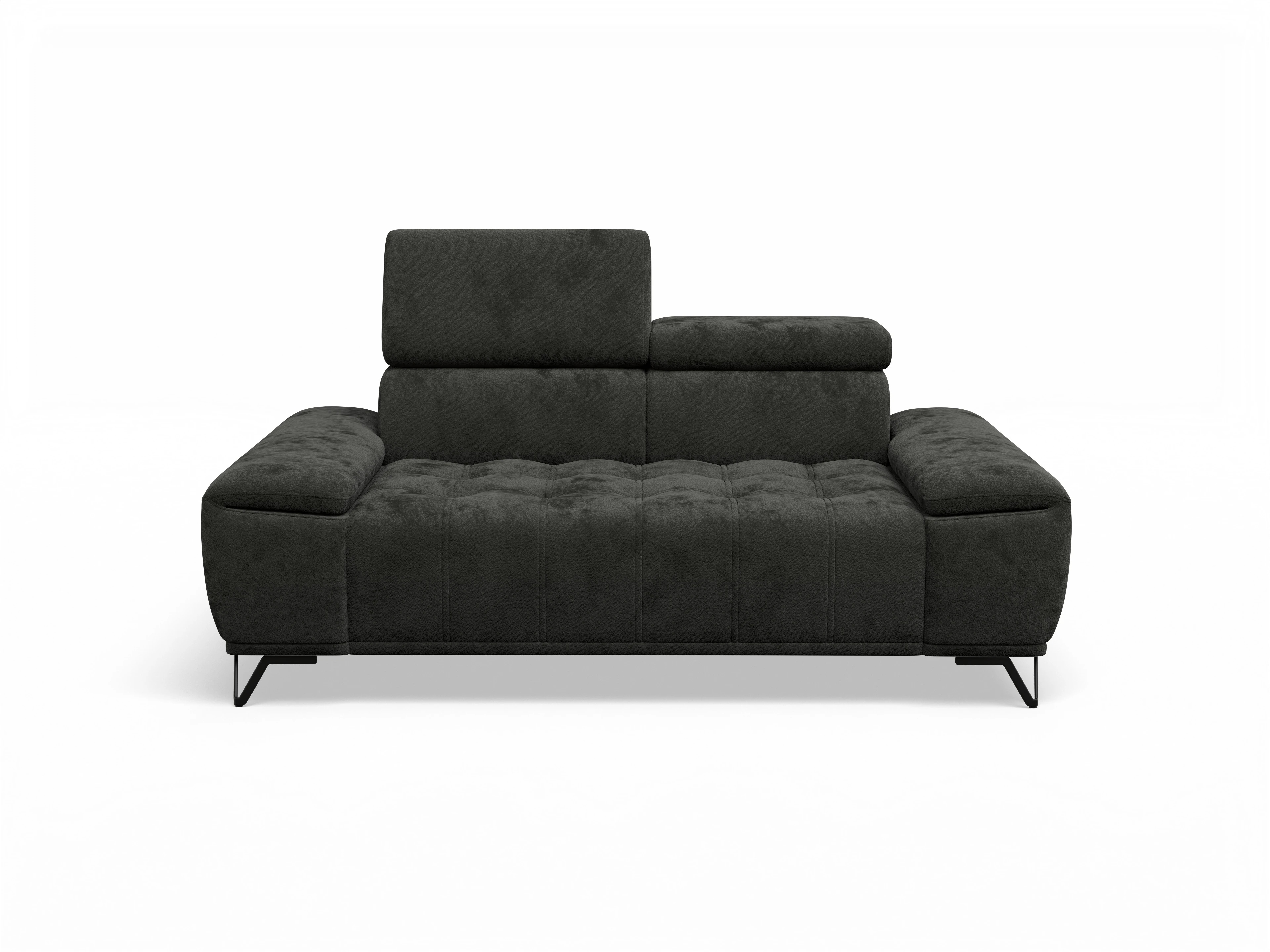 Ansicht des Produktes Sevilla 2-Sitzer Sofa in Stoff Schwarz