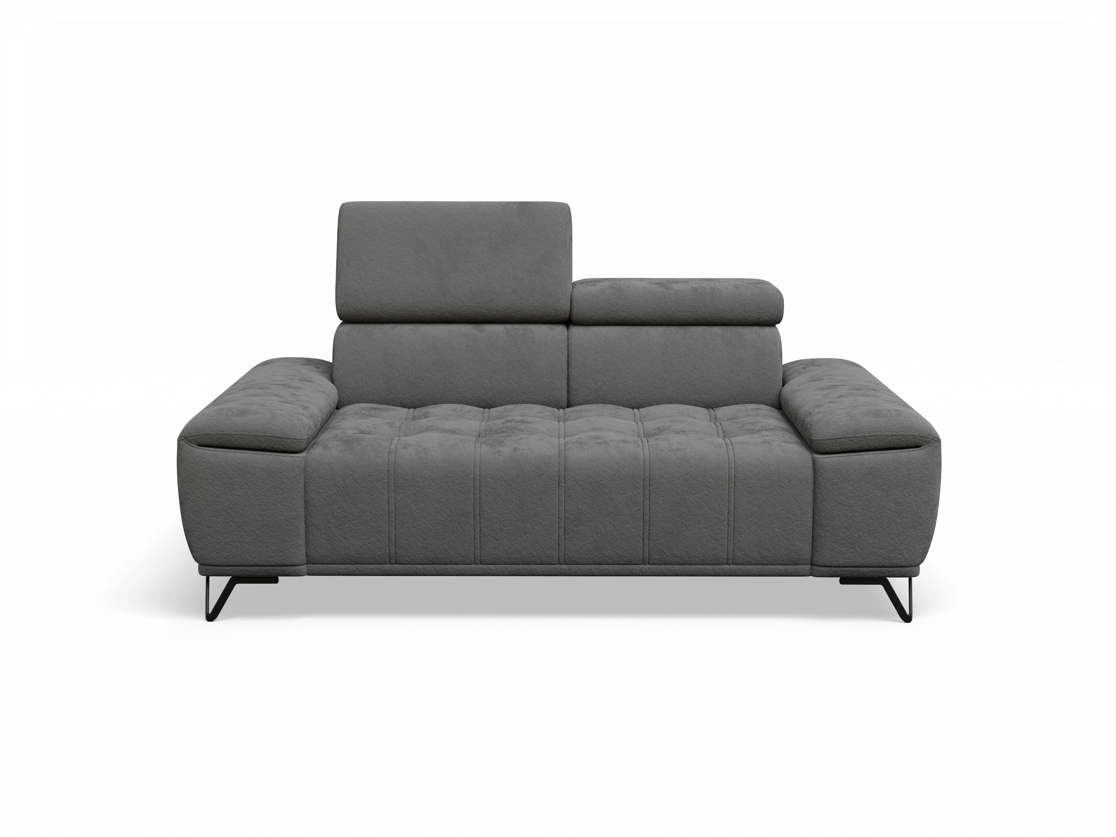 Ansicht des Produktes Sevilla 2-Sitzer Sofa in Stoff Grau