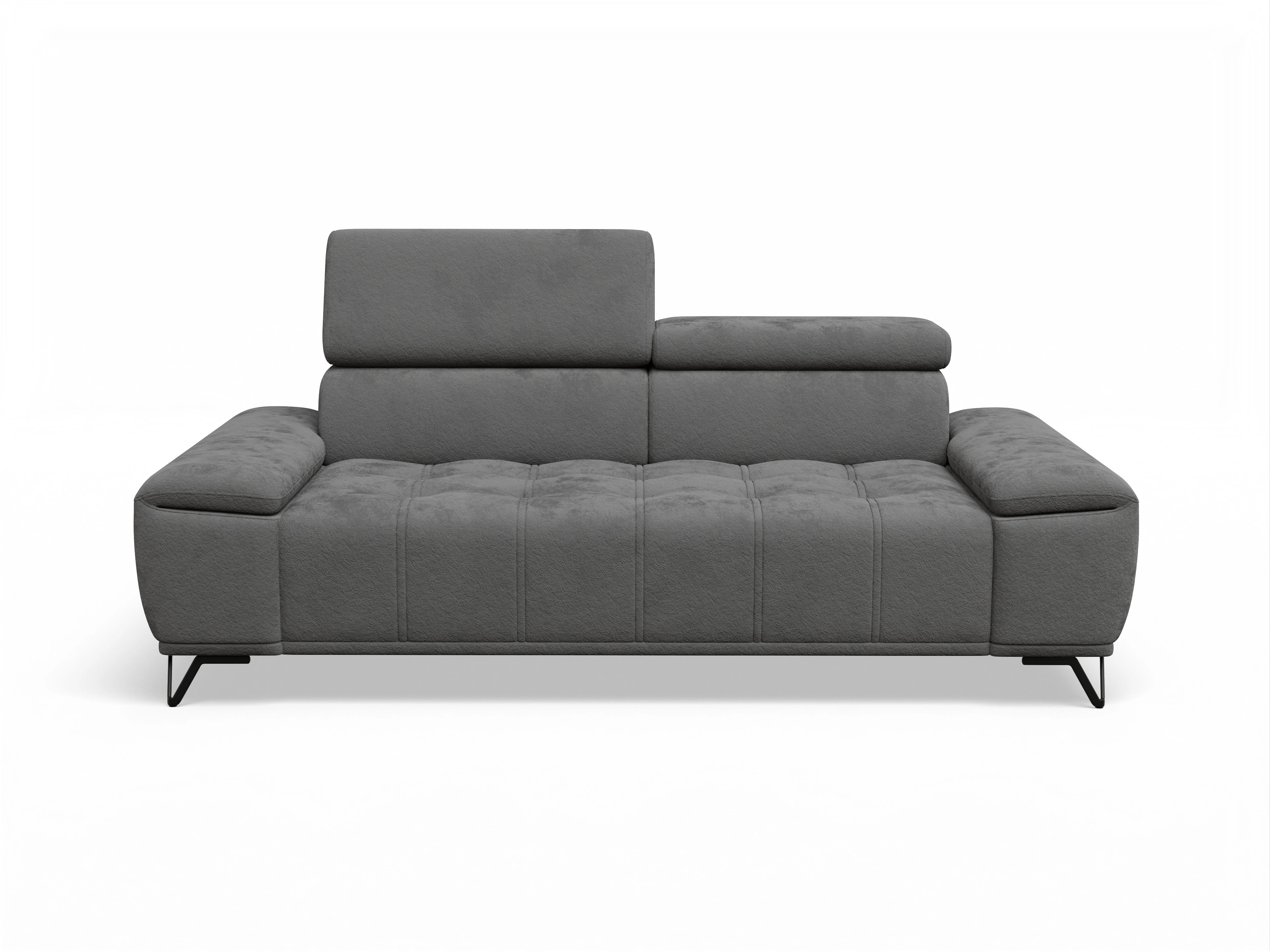 Ansicht des Produktes Sevilla 3-Sitzer Sofa in Stoff Grau